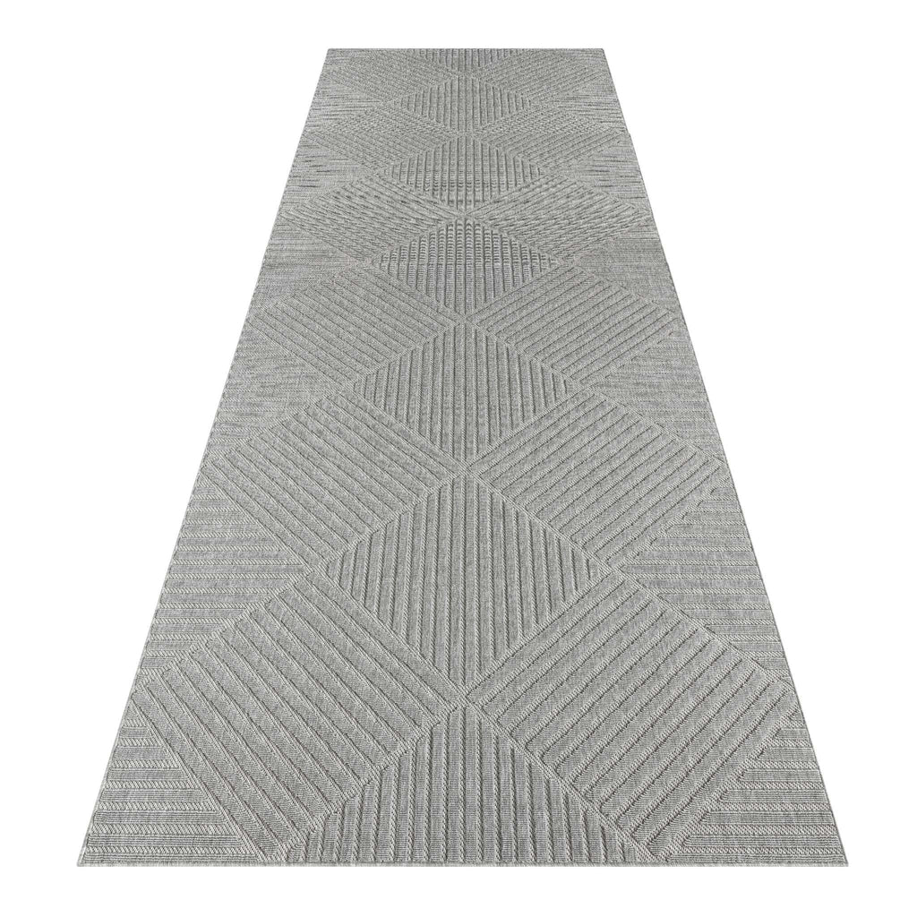 Alpha Outdoor Rug Light Grey