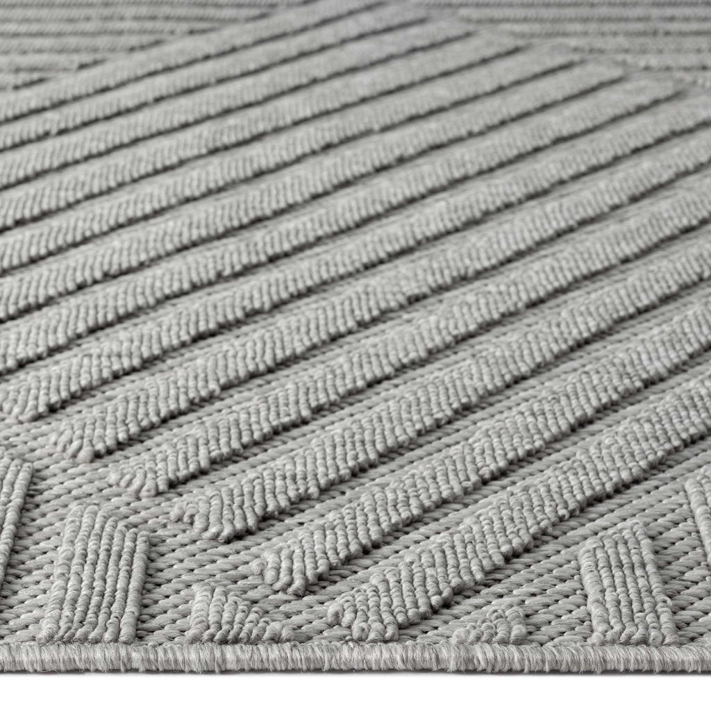 Alpha Outdoor Rug Light Grey