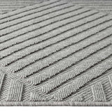 Alpha Outdoor Rug Light Grey