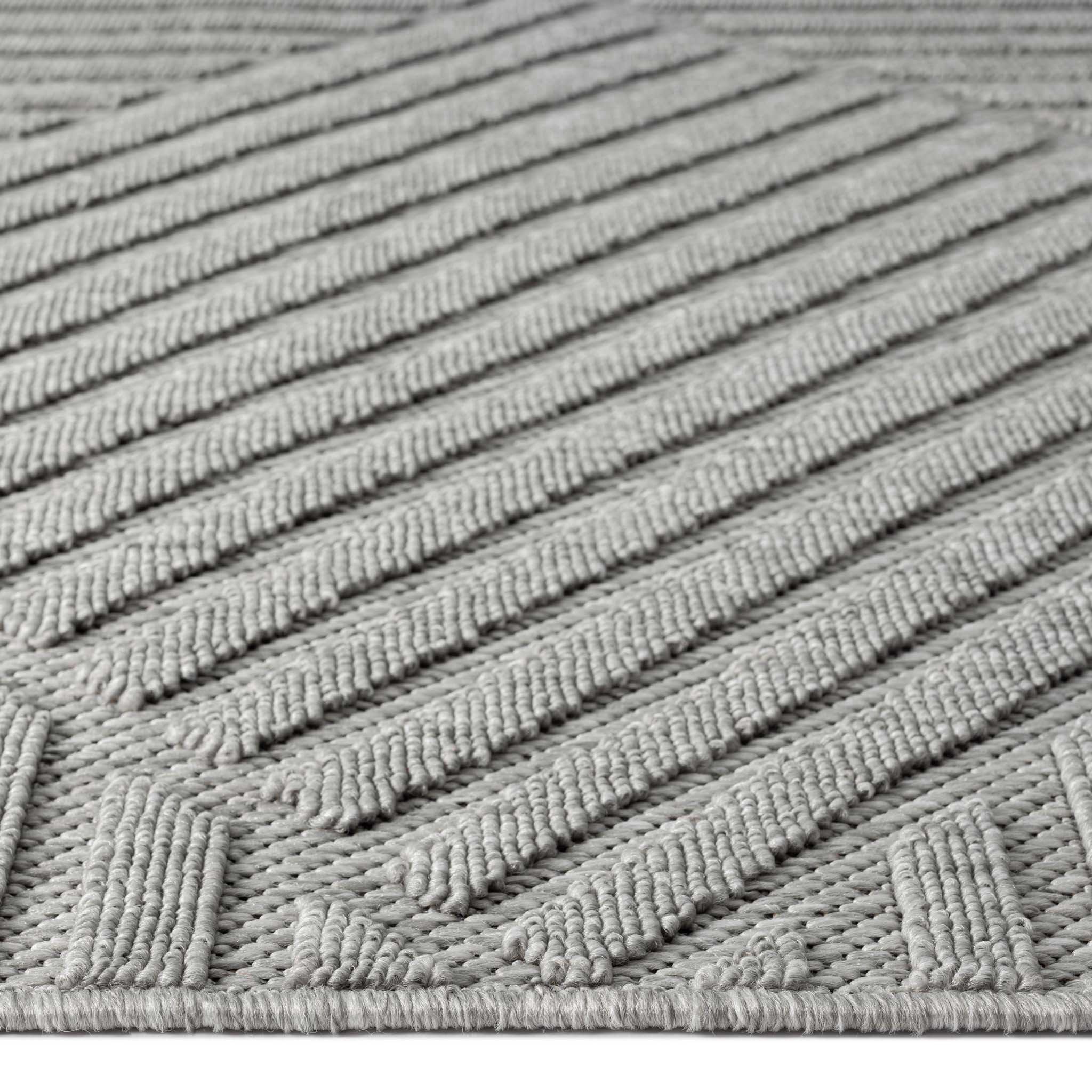 Alpha Outdoor Rug Light Grey