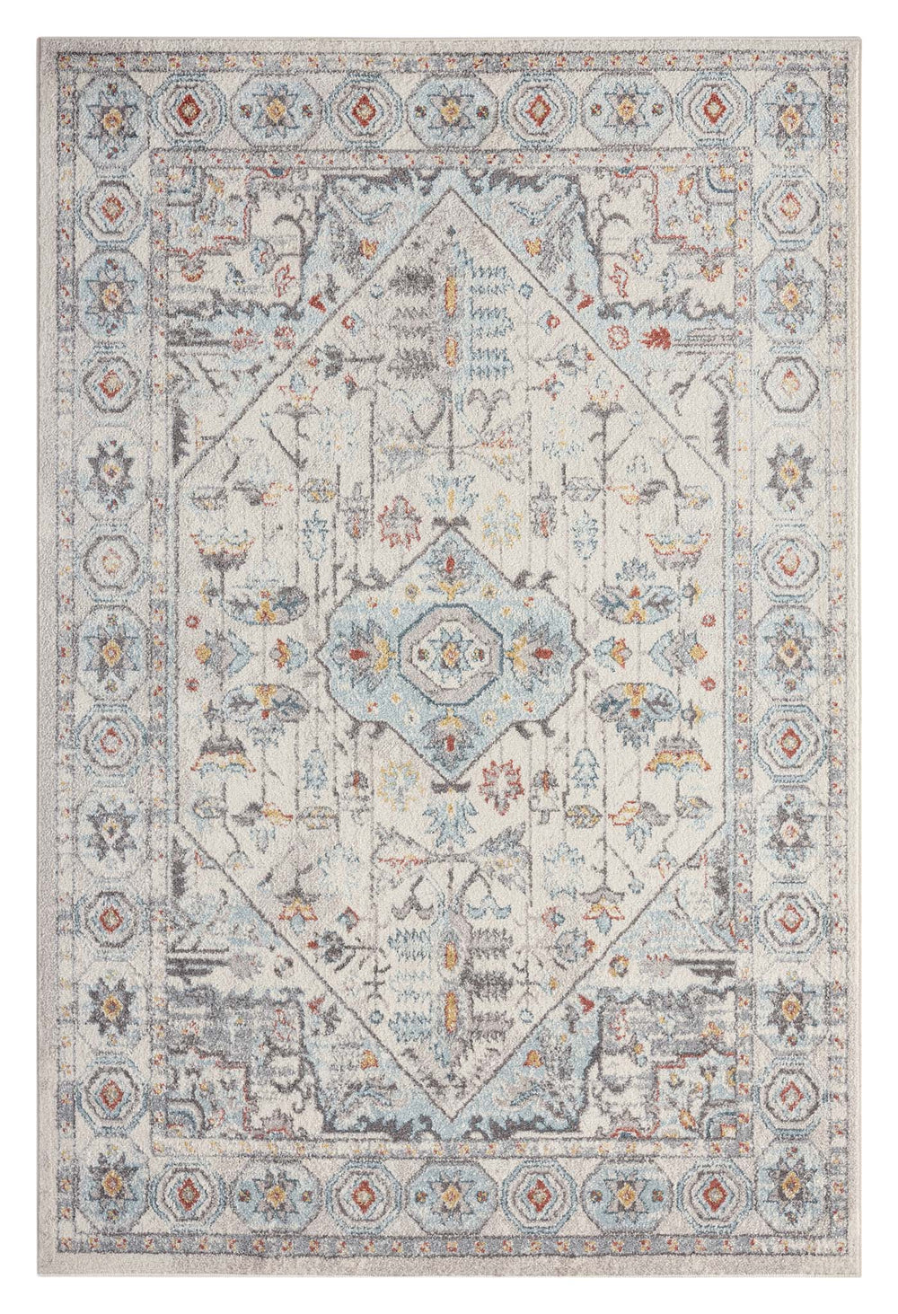 Asher Collection Rug Asher Country Rug - Blue Soft Area Rug | La'Grace Home