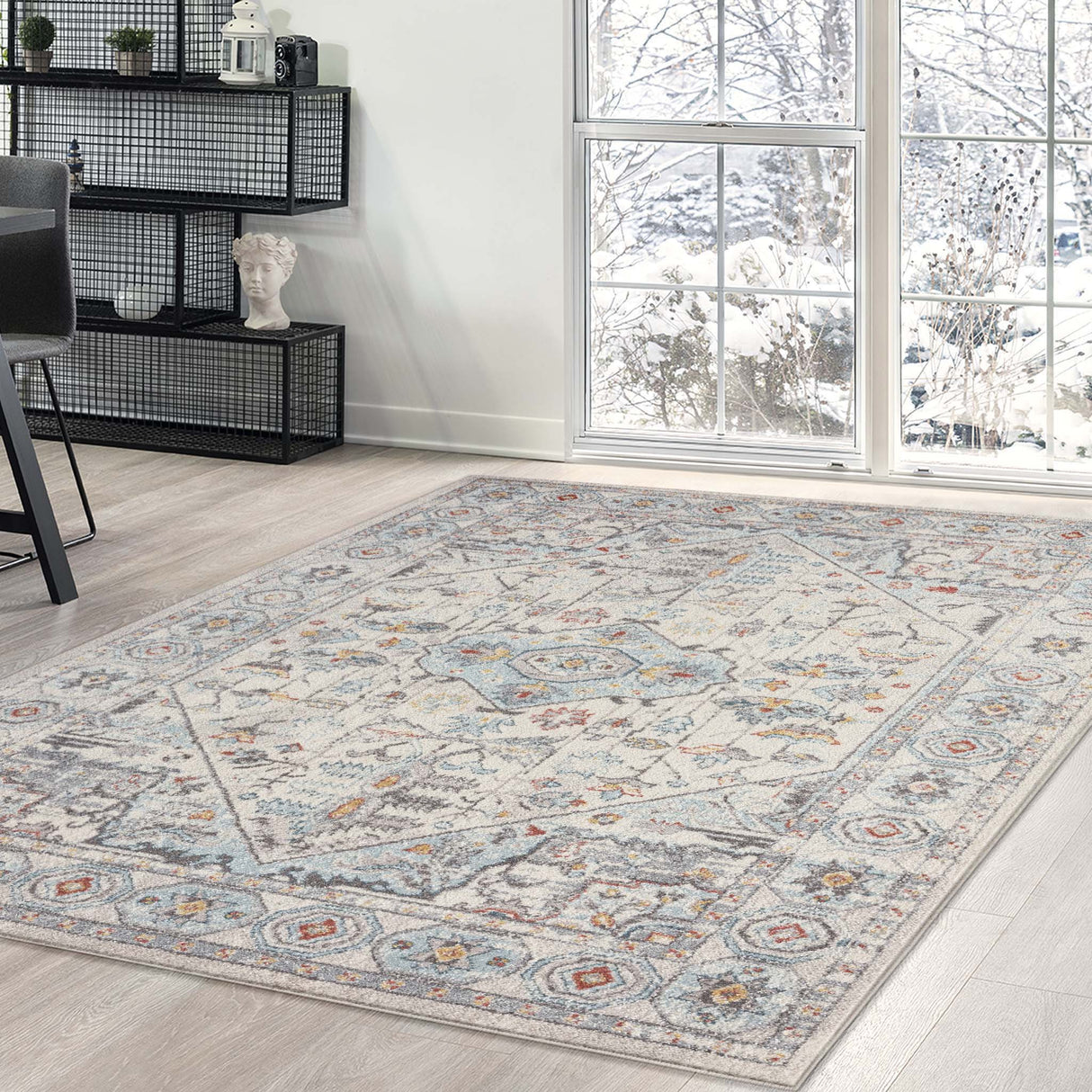 Asher Country Rug Blue