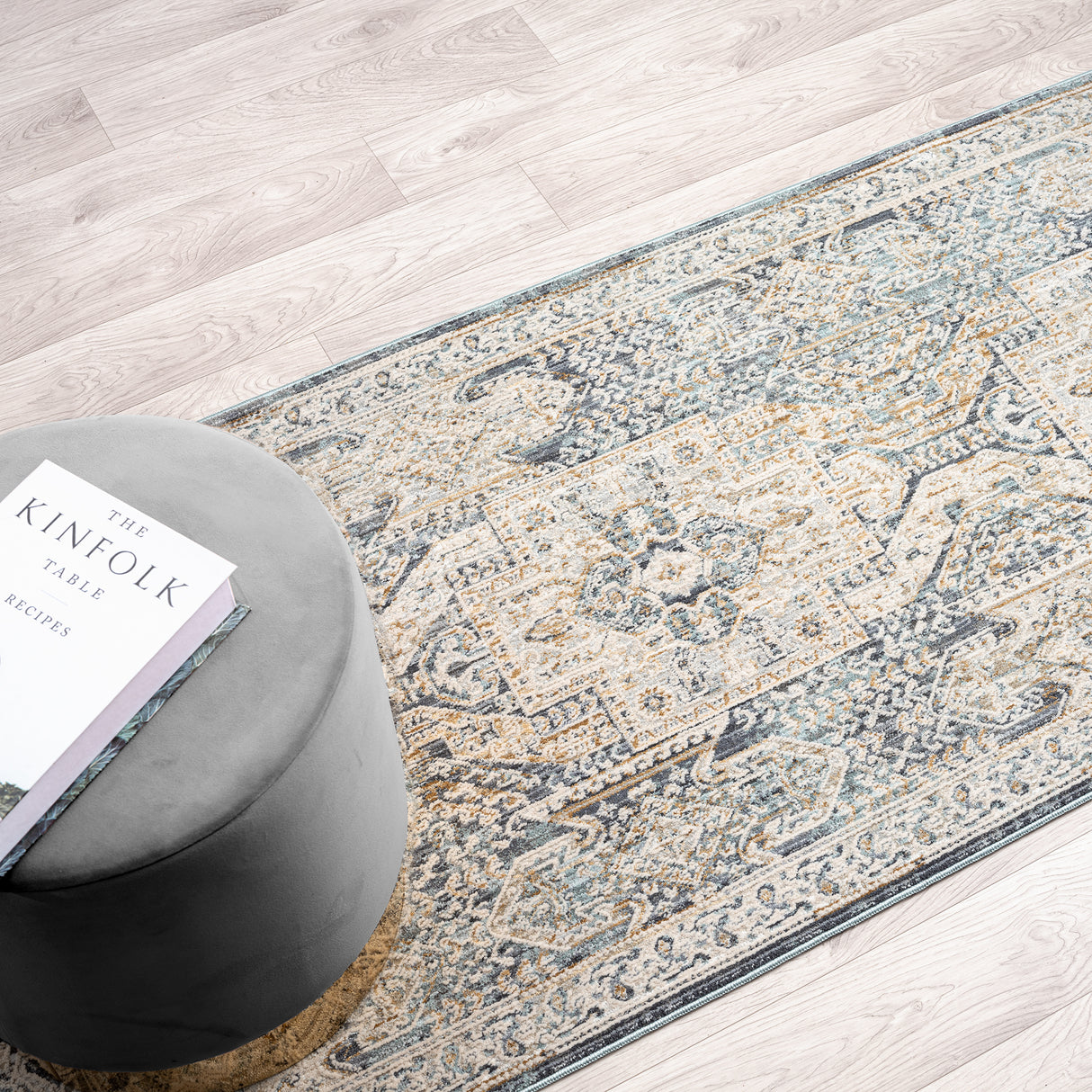 Aubre Contemporary Rug Charcoal