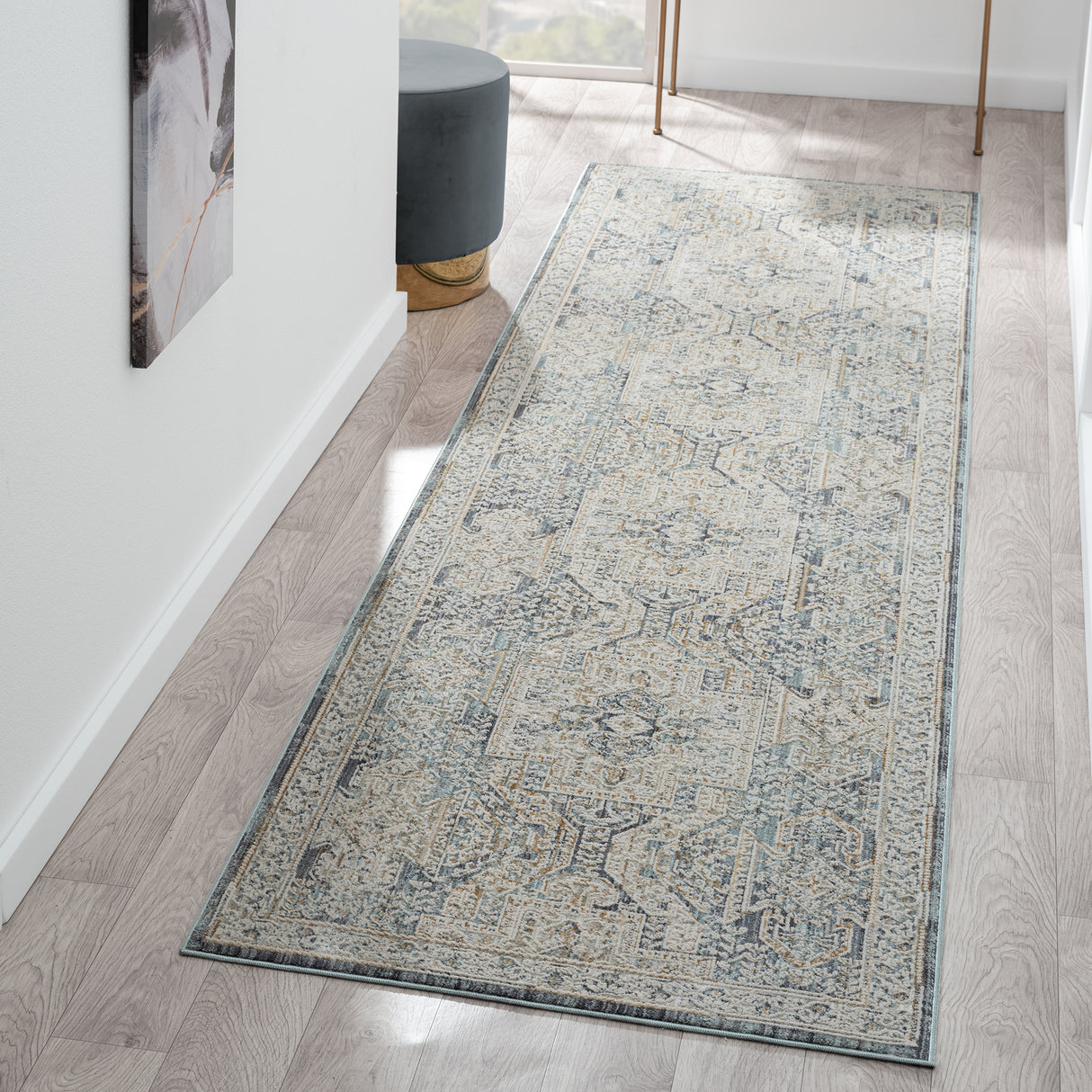 Aubre Contemporary Rug Charcoal