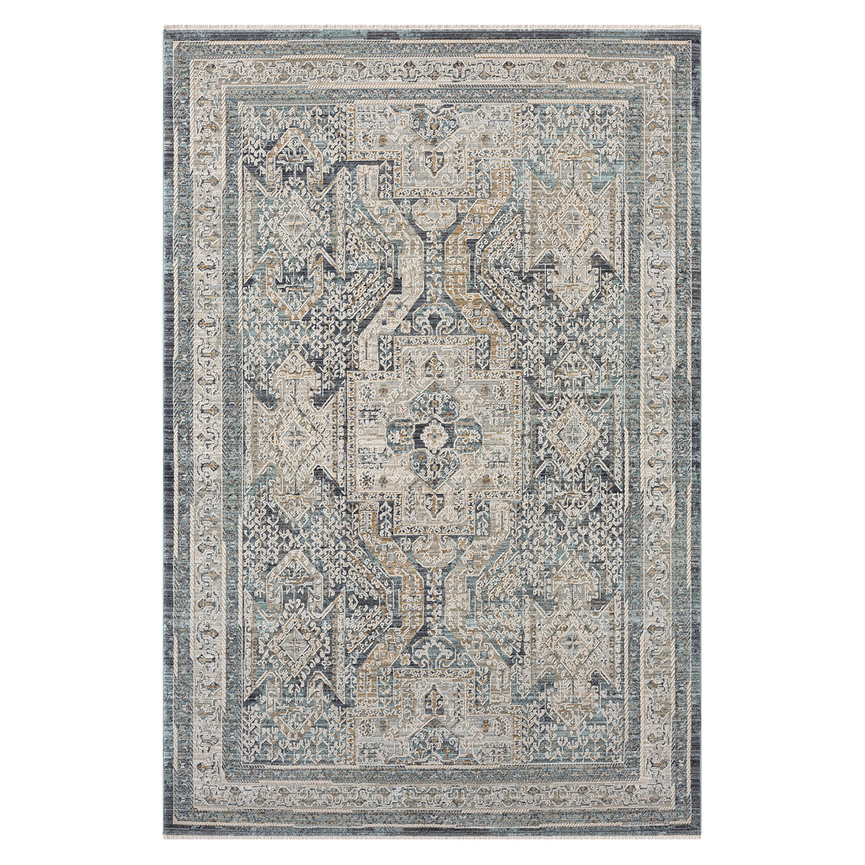 Aubre Contemporary Rug Charcoal
