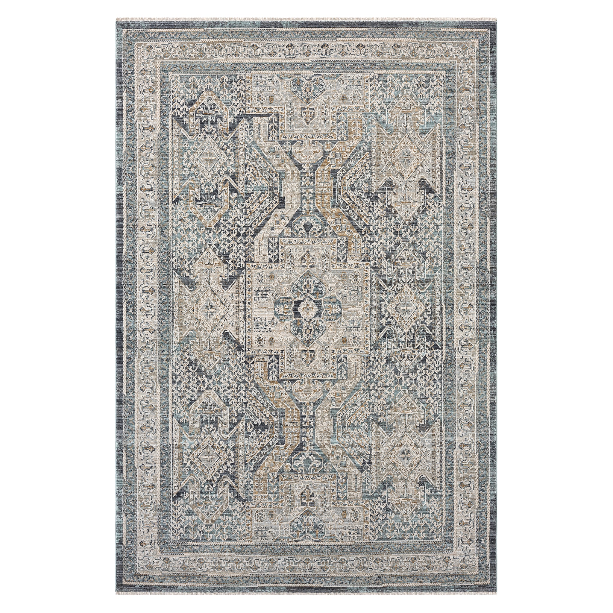 Aubre Contemporary Rug Charcoal