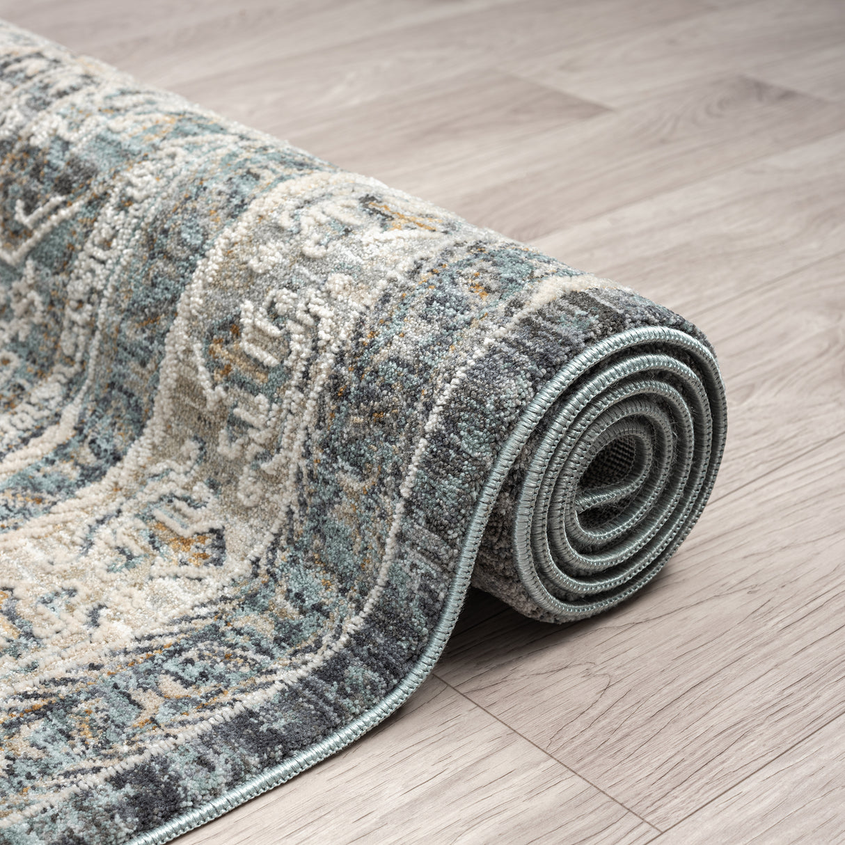 Aubre Contemporary Rug Charcoal