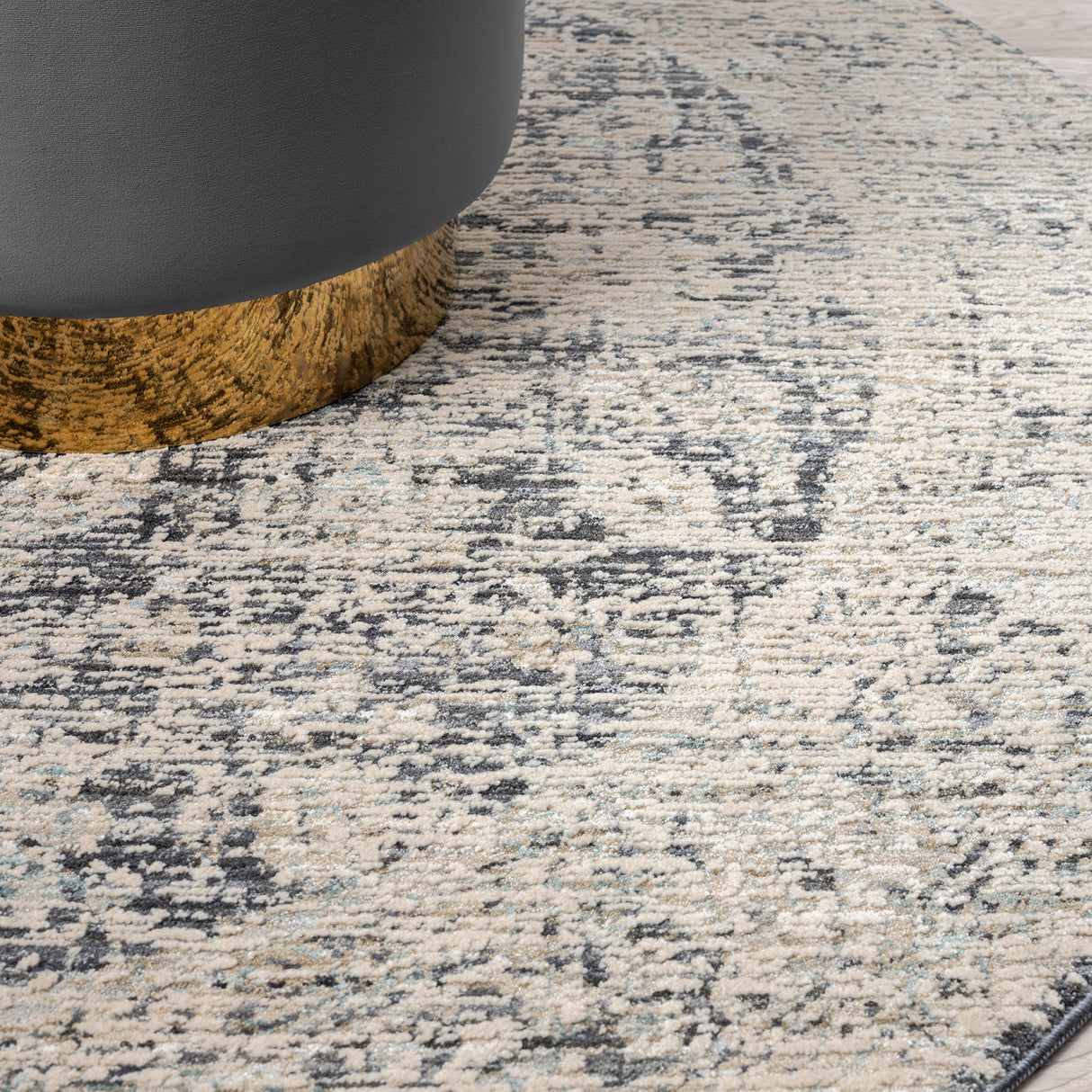 Aubre Contemporary Rug Charcoal