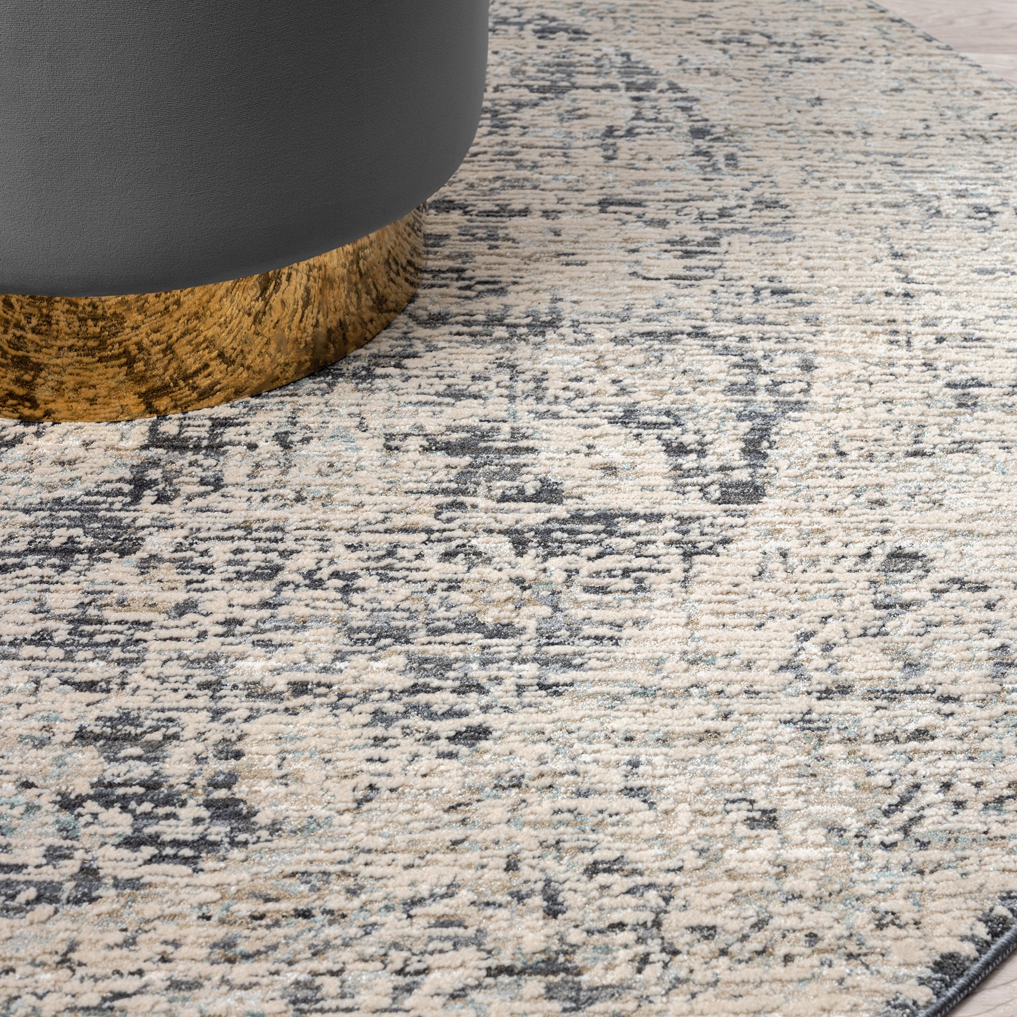 Aubre Contemporary Rug Charcoal