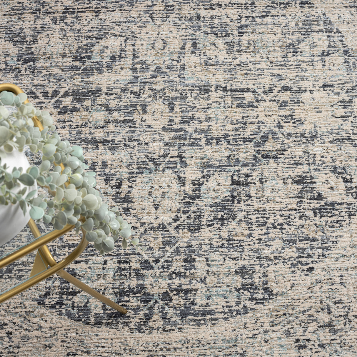 Aubre Contemporary Rug Charcoal