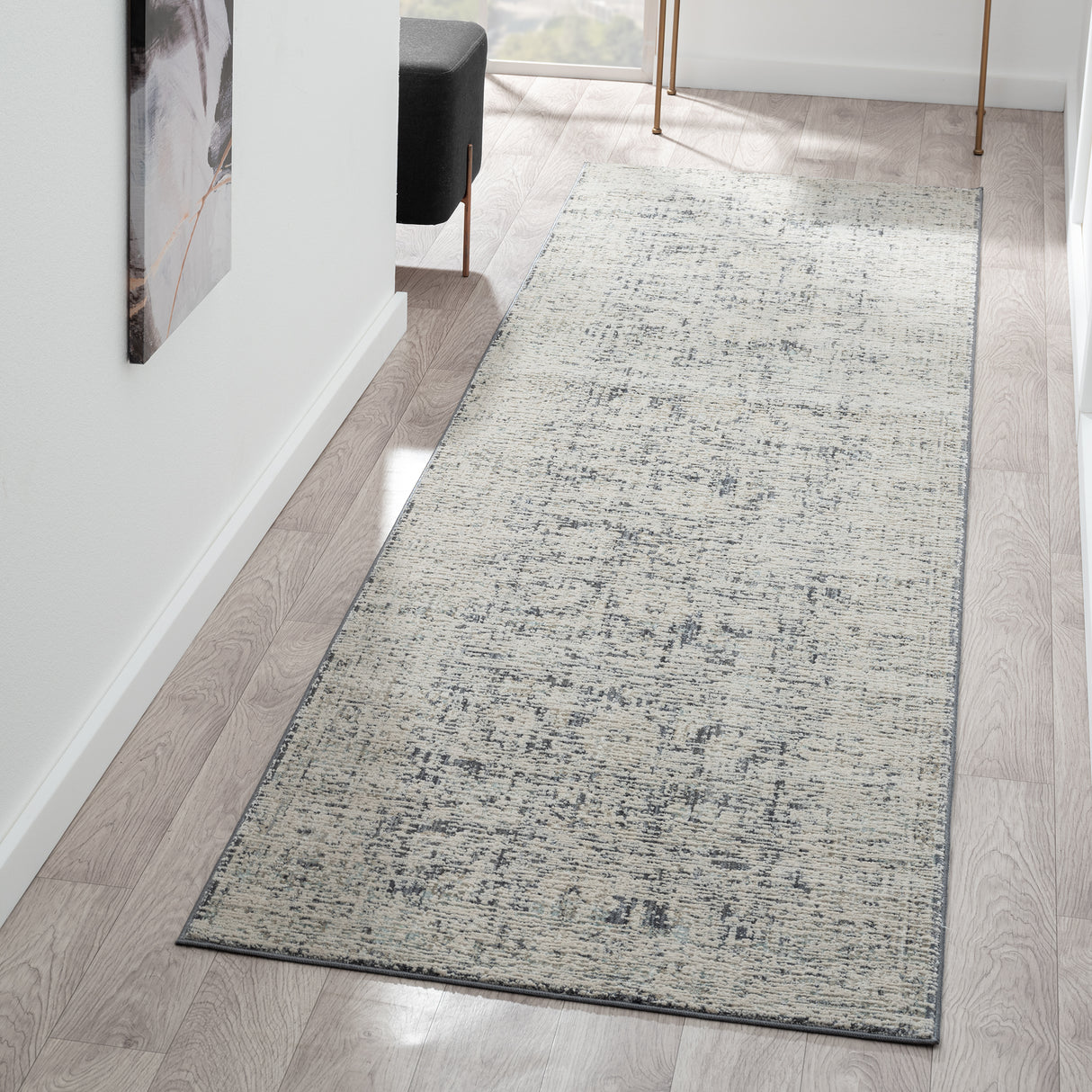 Aubre Contemporary Rug Charcoal