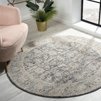 Aubre Contemporary Circular Rug