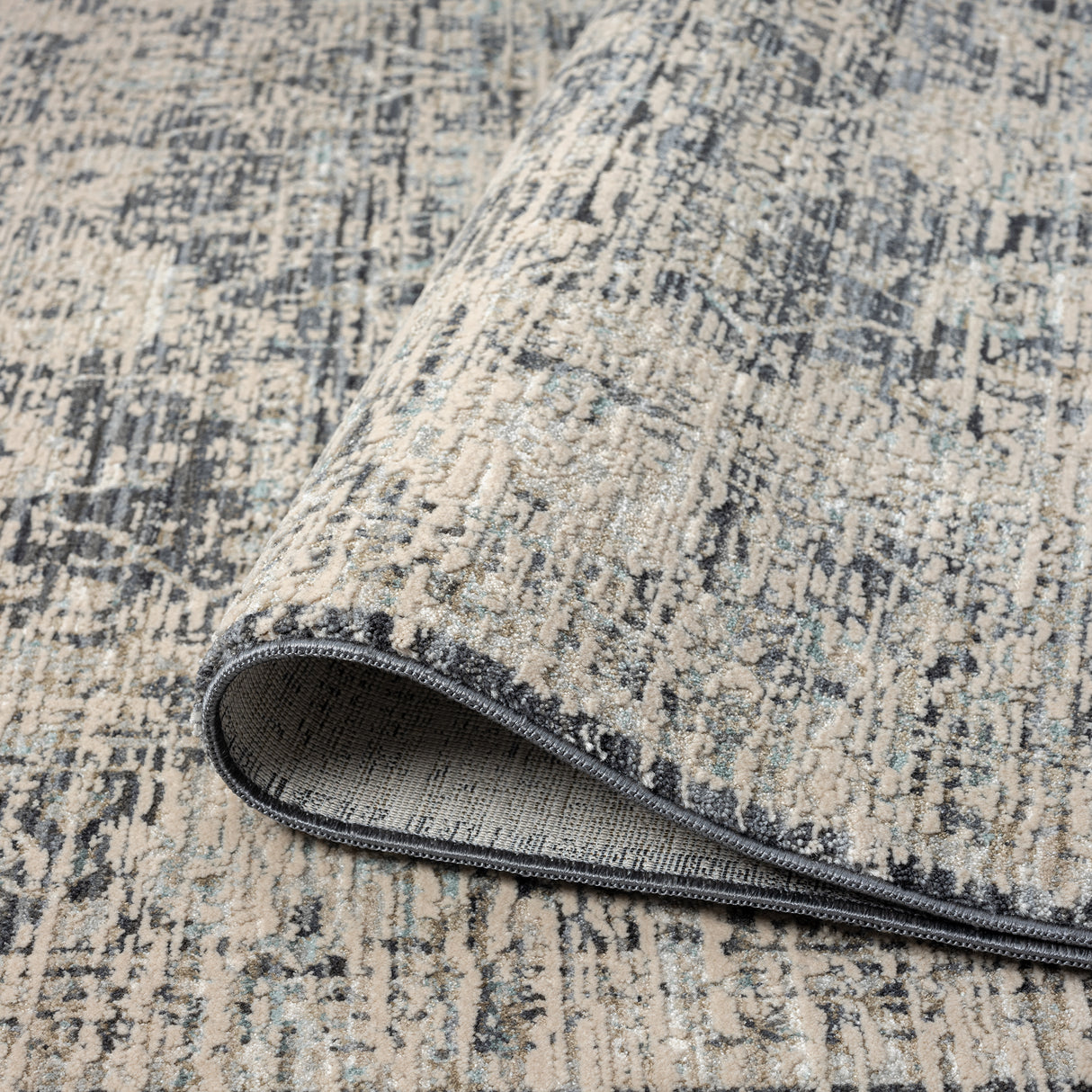 Aubre Contemporary Rug Charcoal