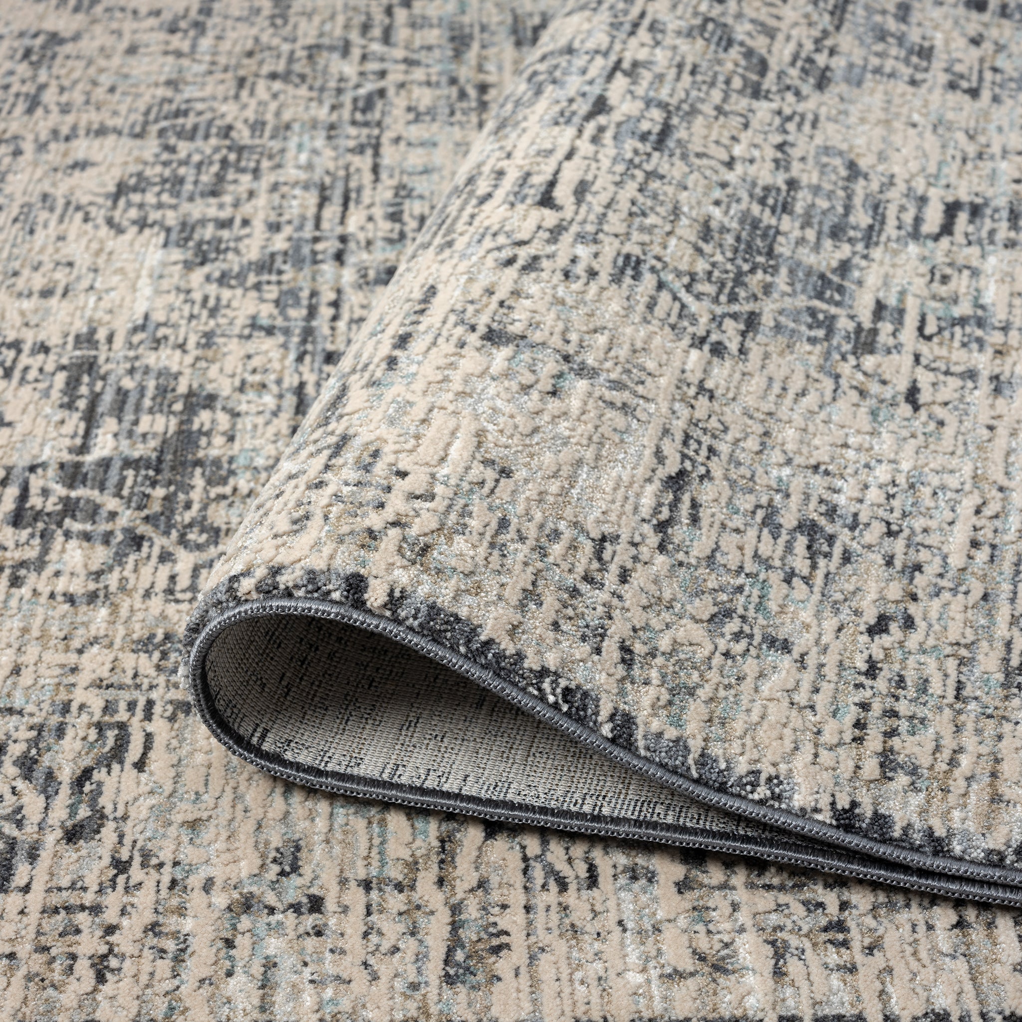 Aubre Contemporary Rug Charcoal