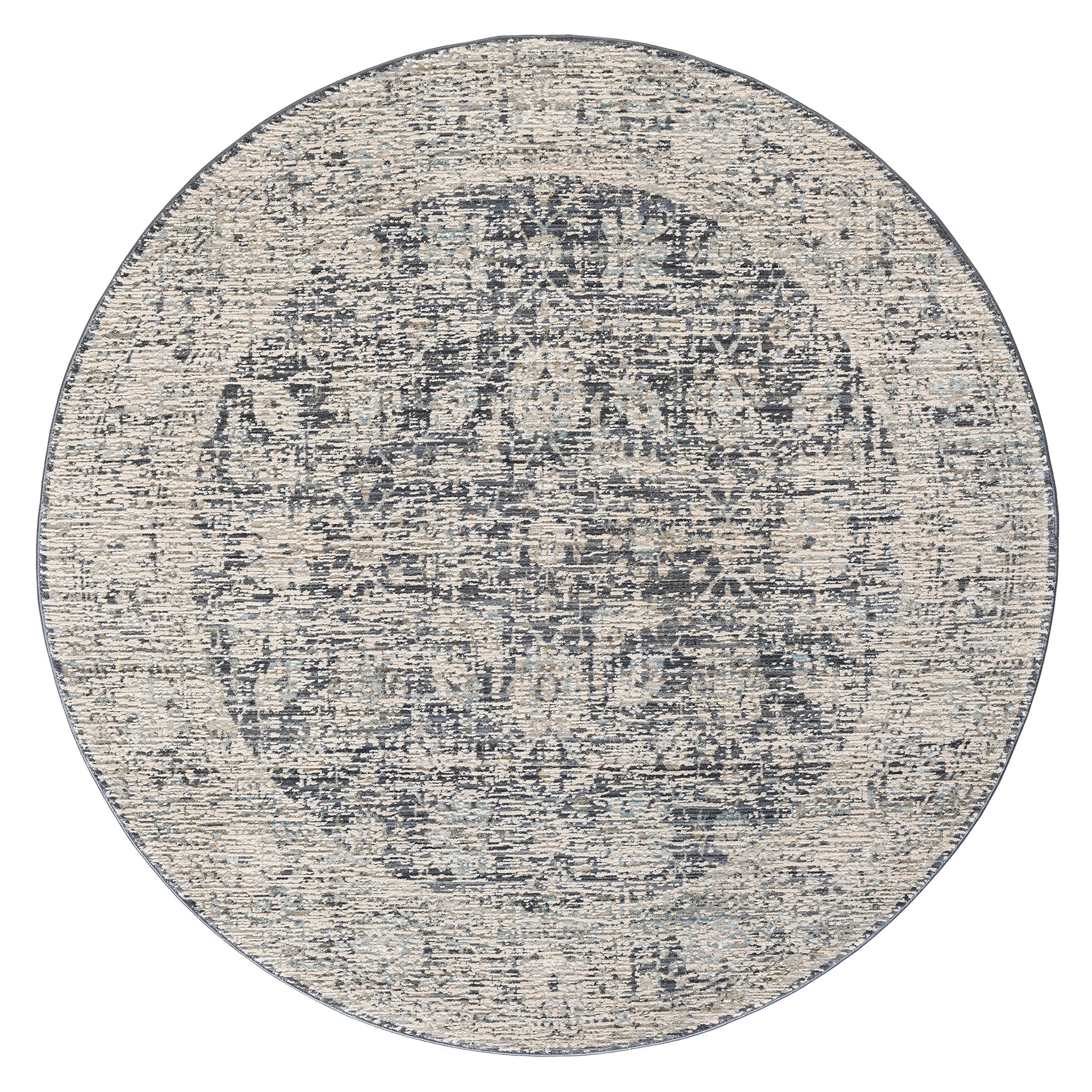 Aubre Contemporary Circular Rug