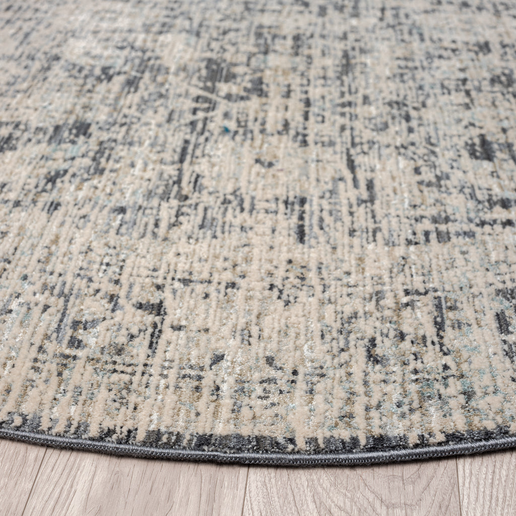 Aubre Contemporary Circular Rug