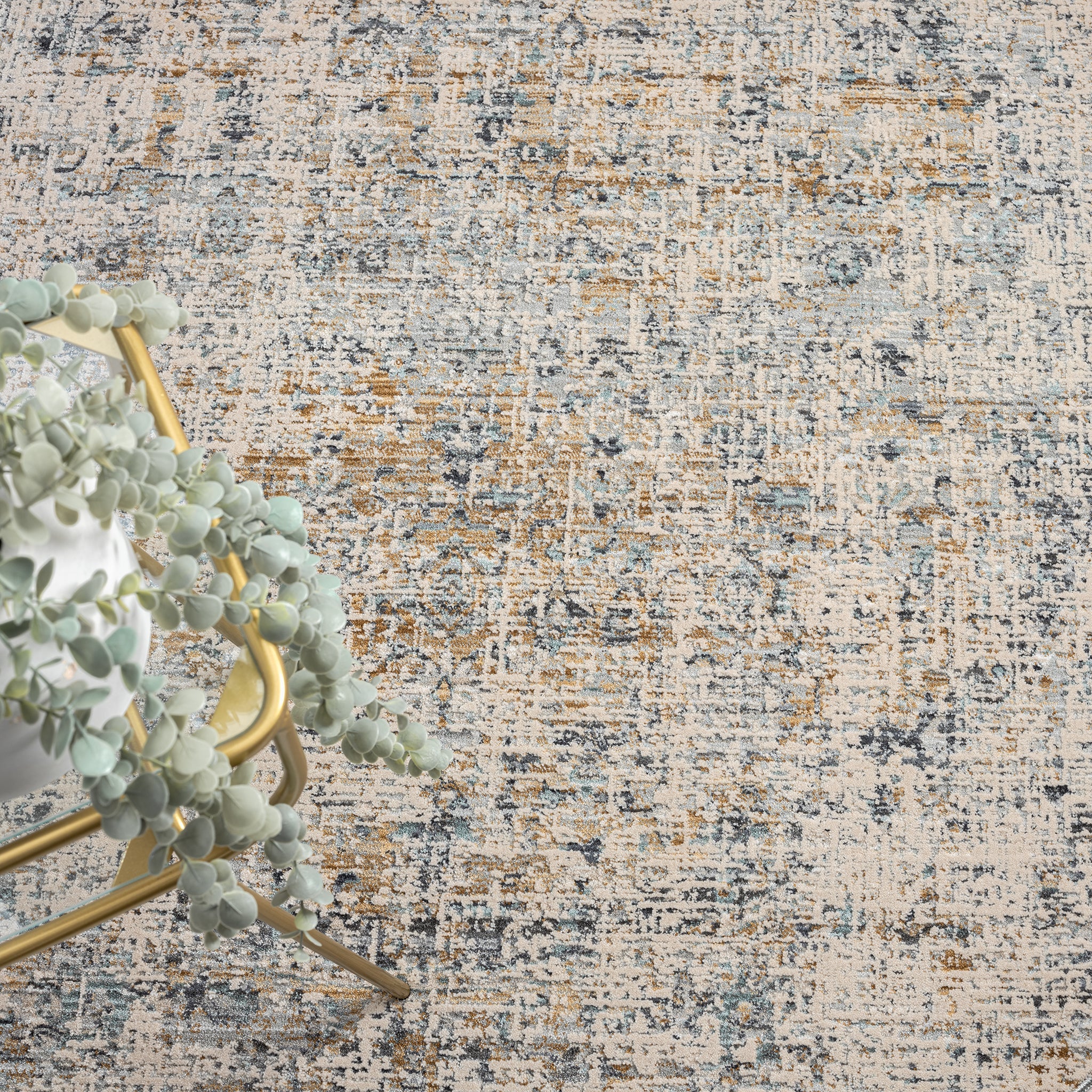 Aubre Contemporary Circular Rug