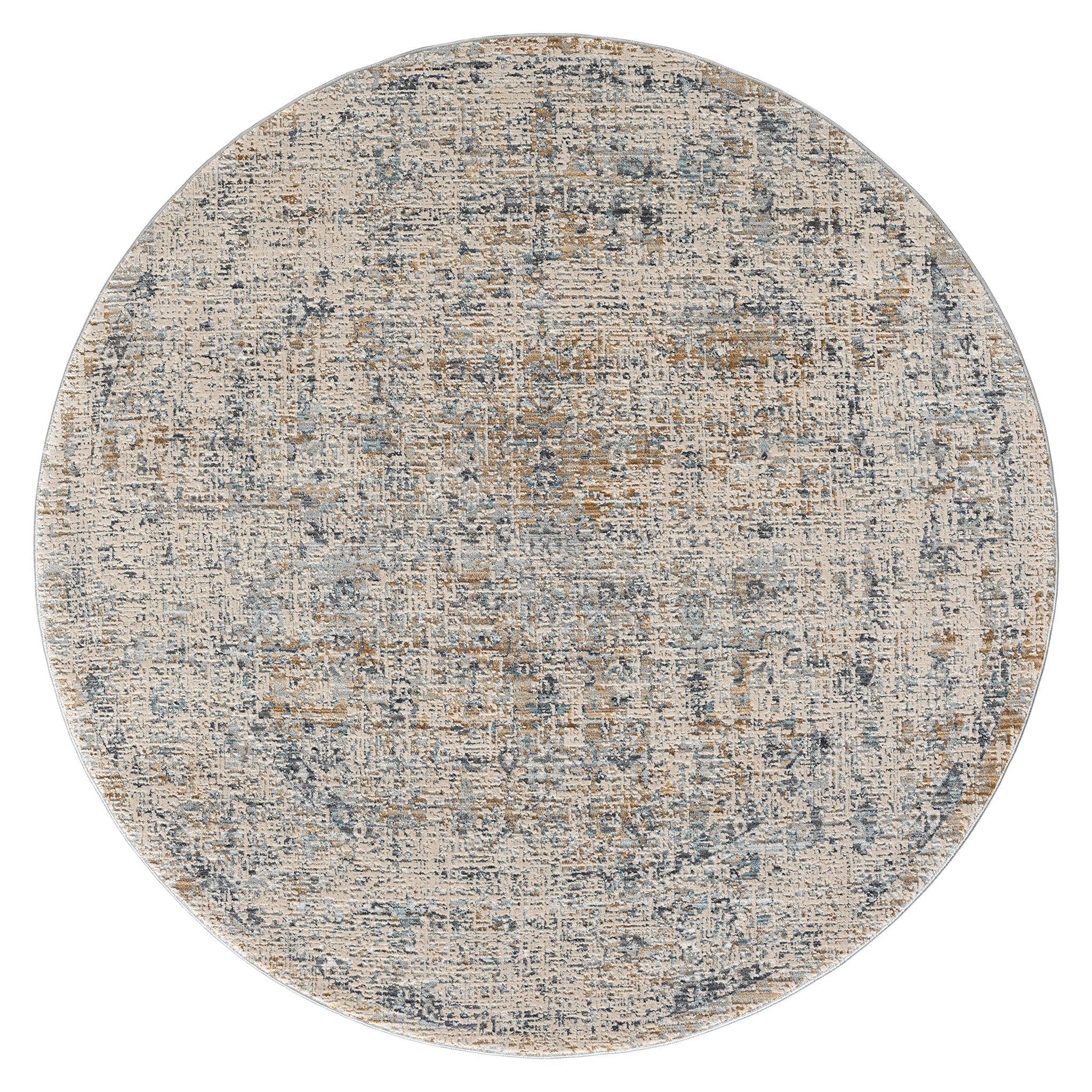 Aubre Contemporary Circular Rug