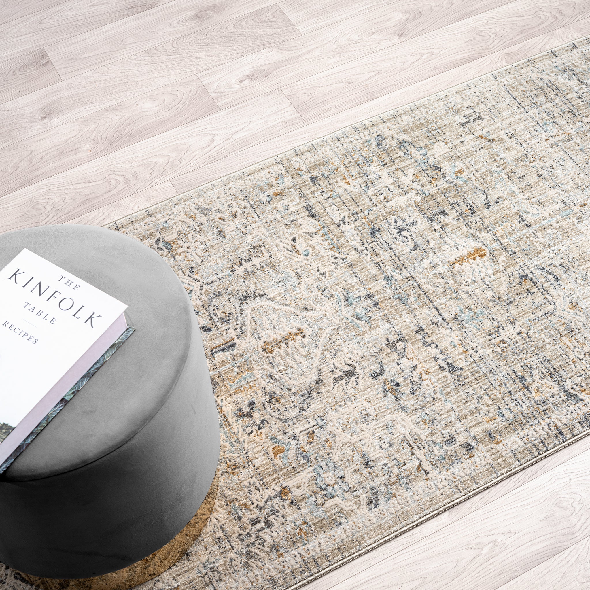 Aubre Contemporary Rug Taupe