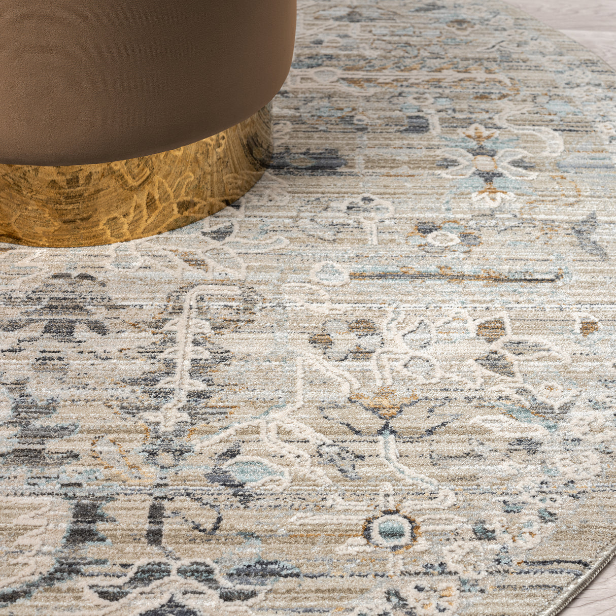 Aubre Contemporary Rug Taupe