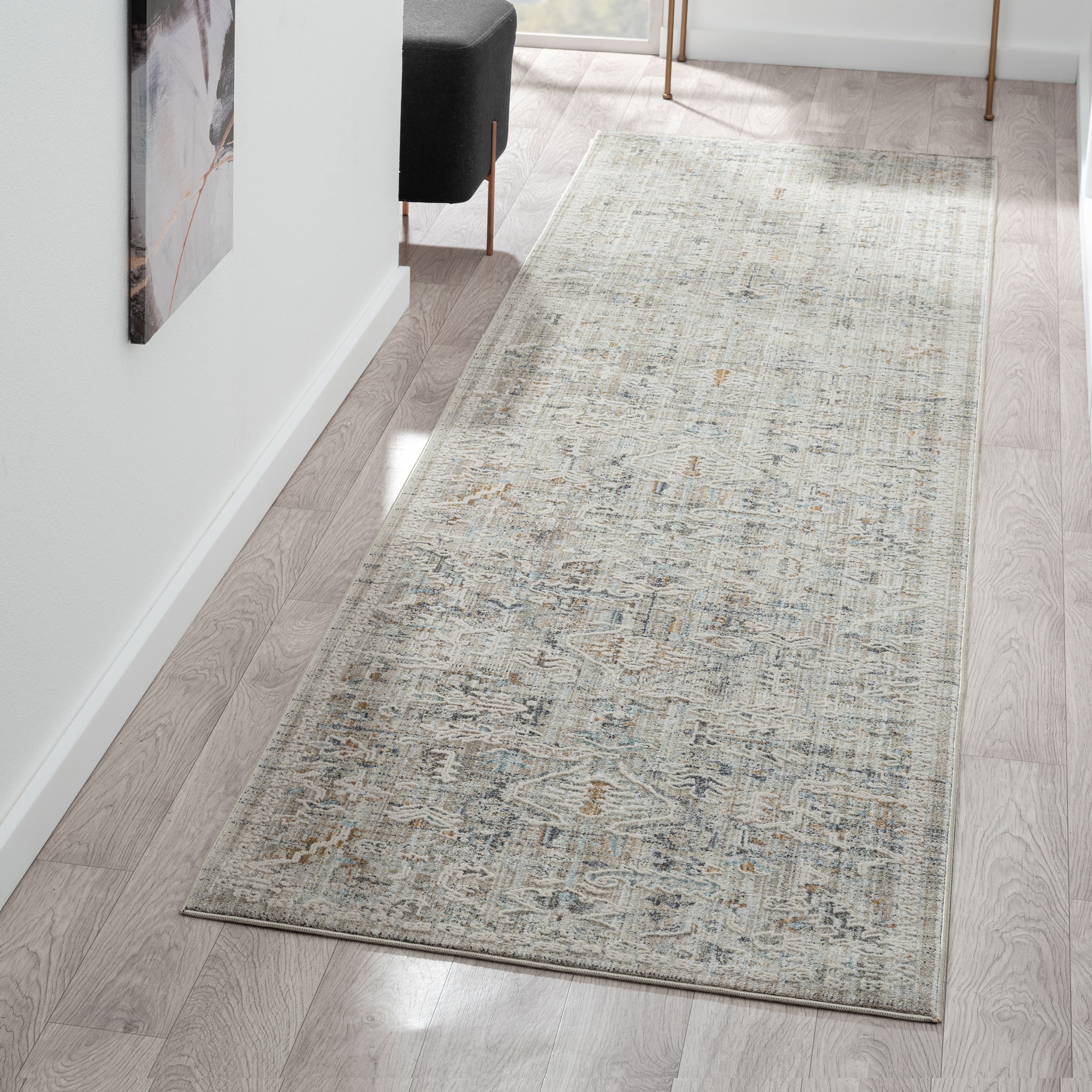 Aubre Contemporary Rug Taupe