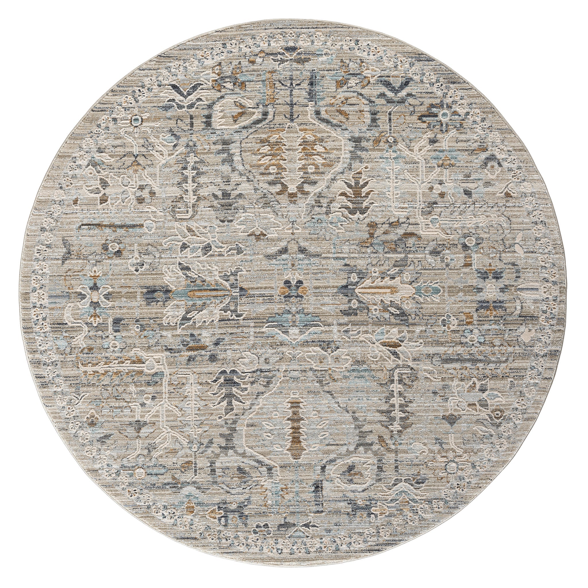 Aubre Contemporary Circular Rug