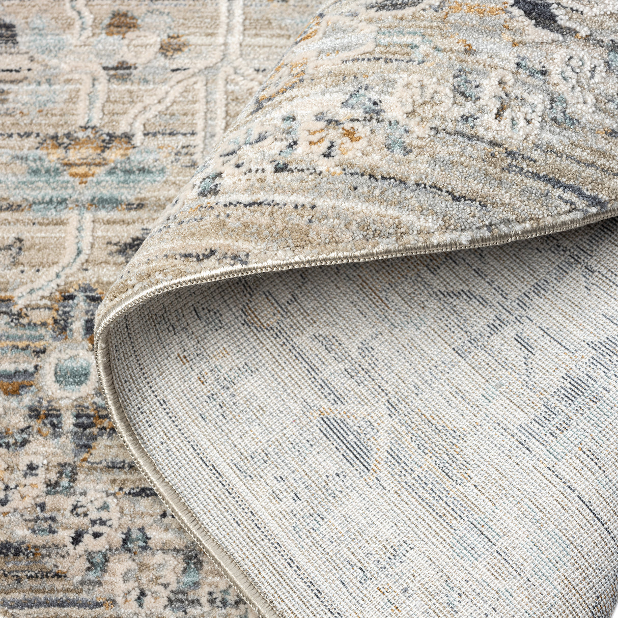 Aubre Contemporary Rug Taupe