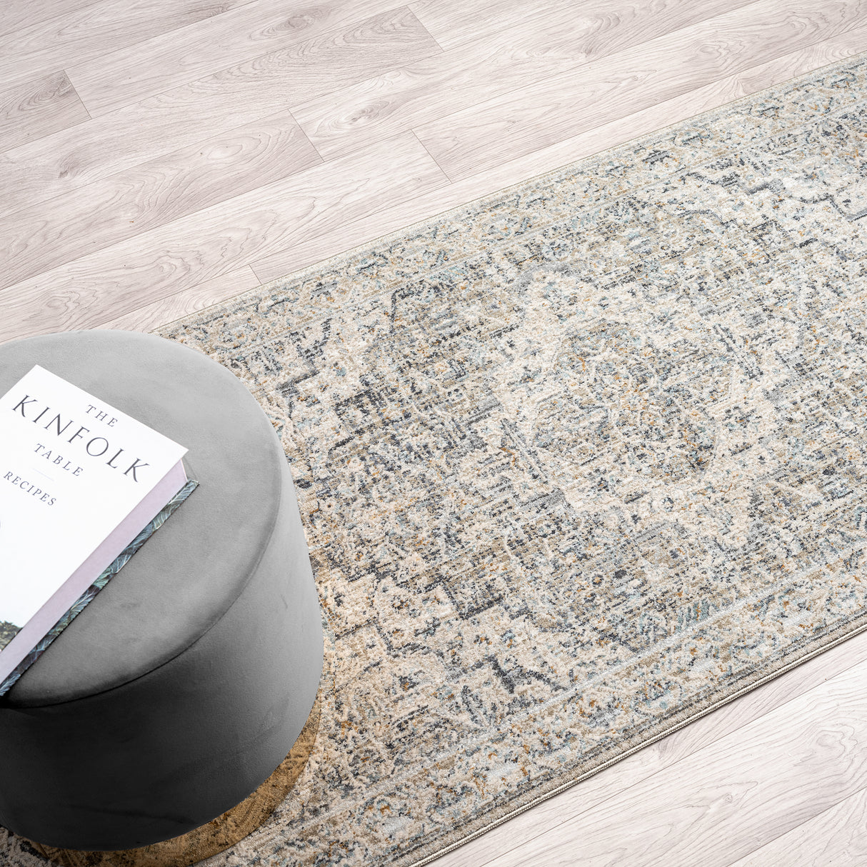 Aubre Contemporary Rug Taupe
