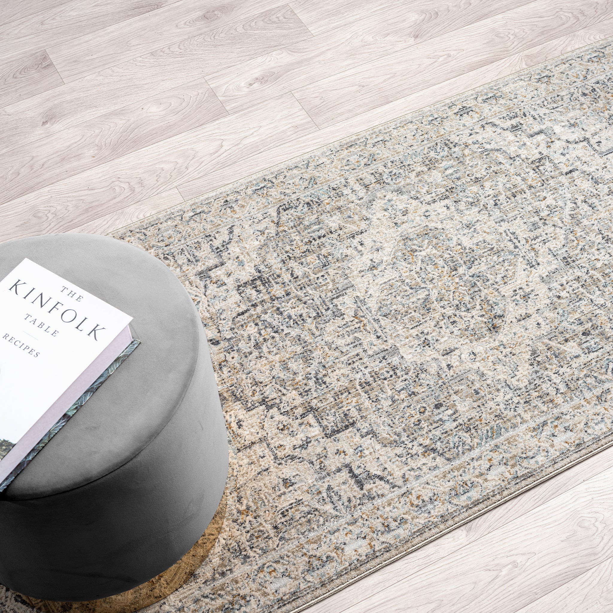 Aubre Contemporary Rug Taupe
