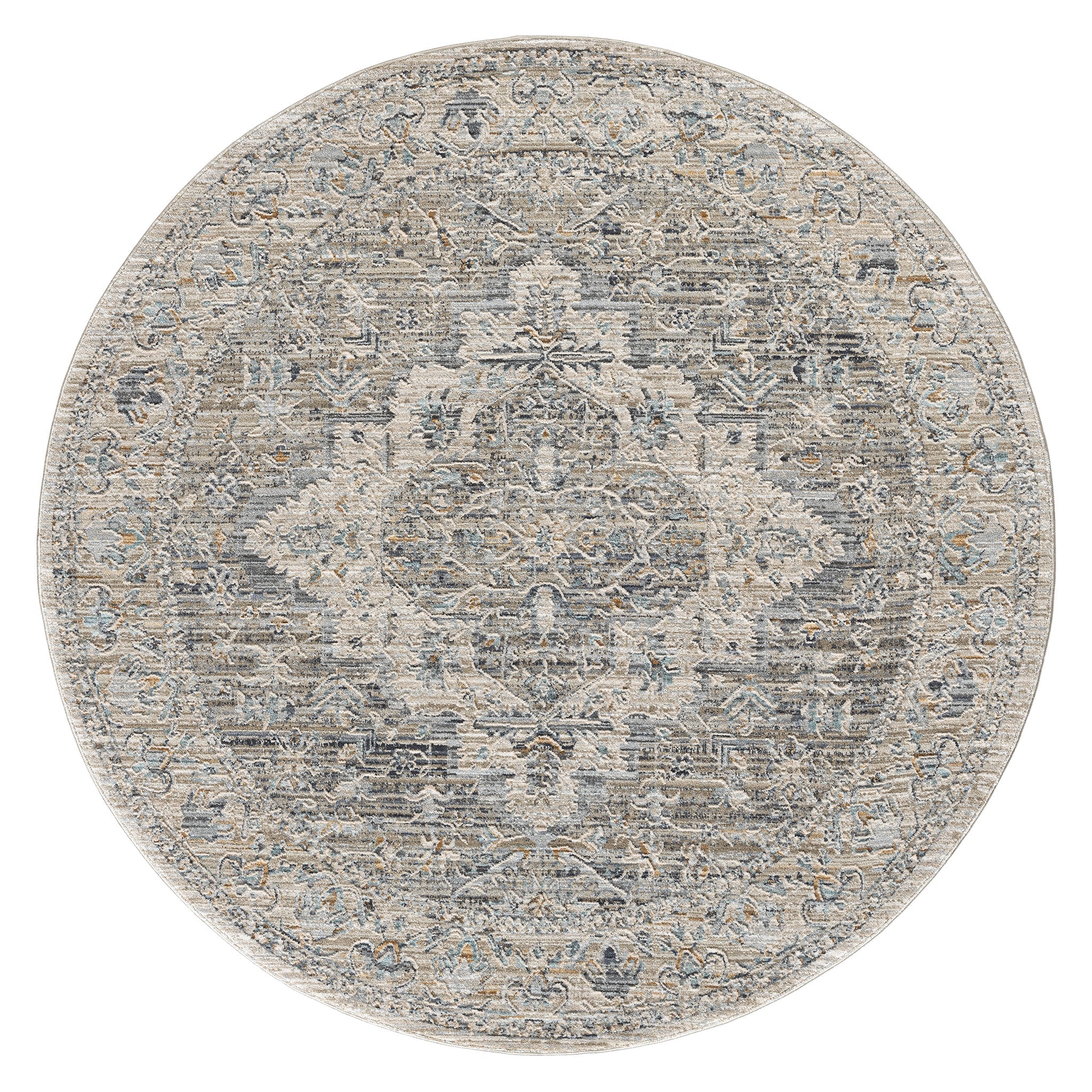Aubre Contemporary Circular Rug