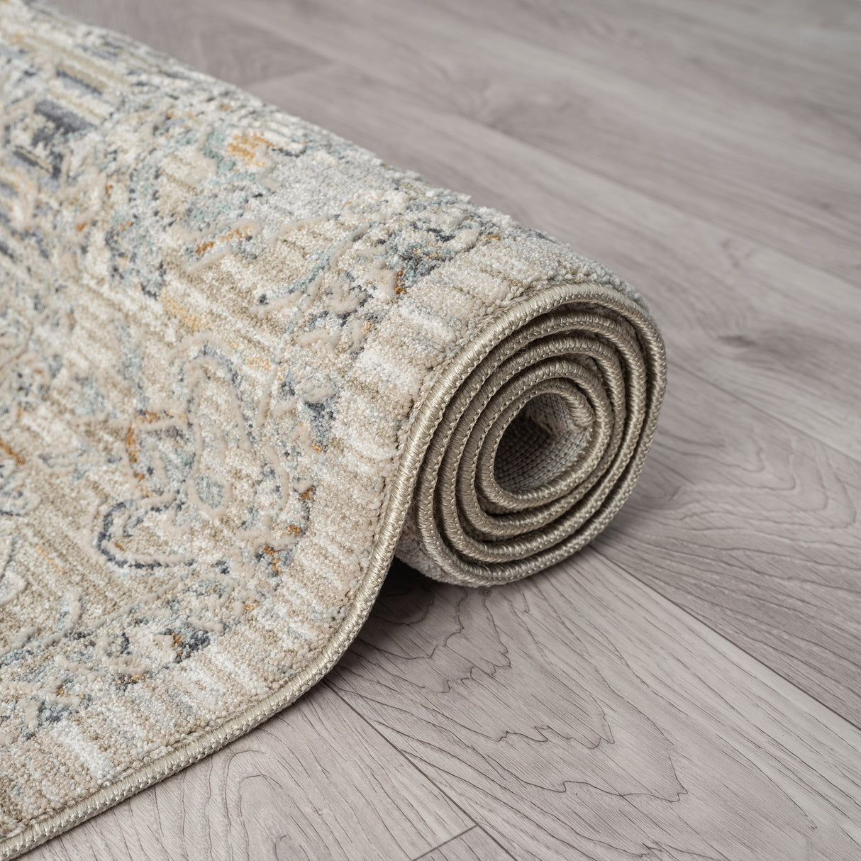 Aubre Contemporary Rug Taupe