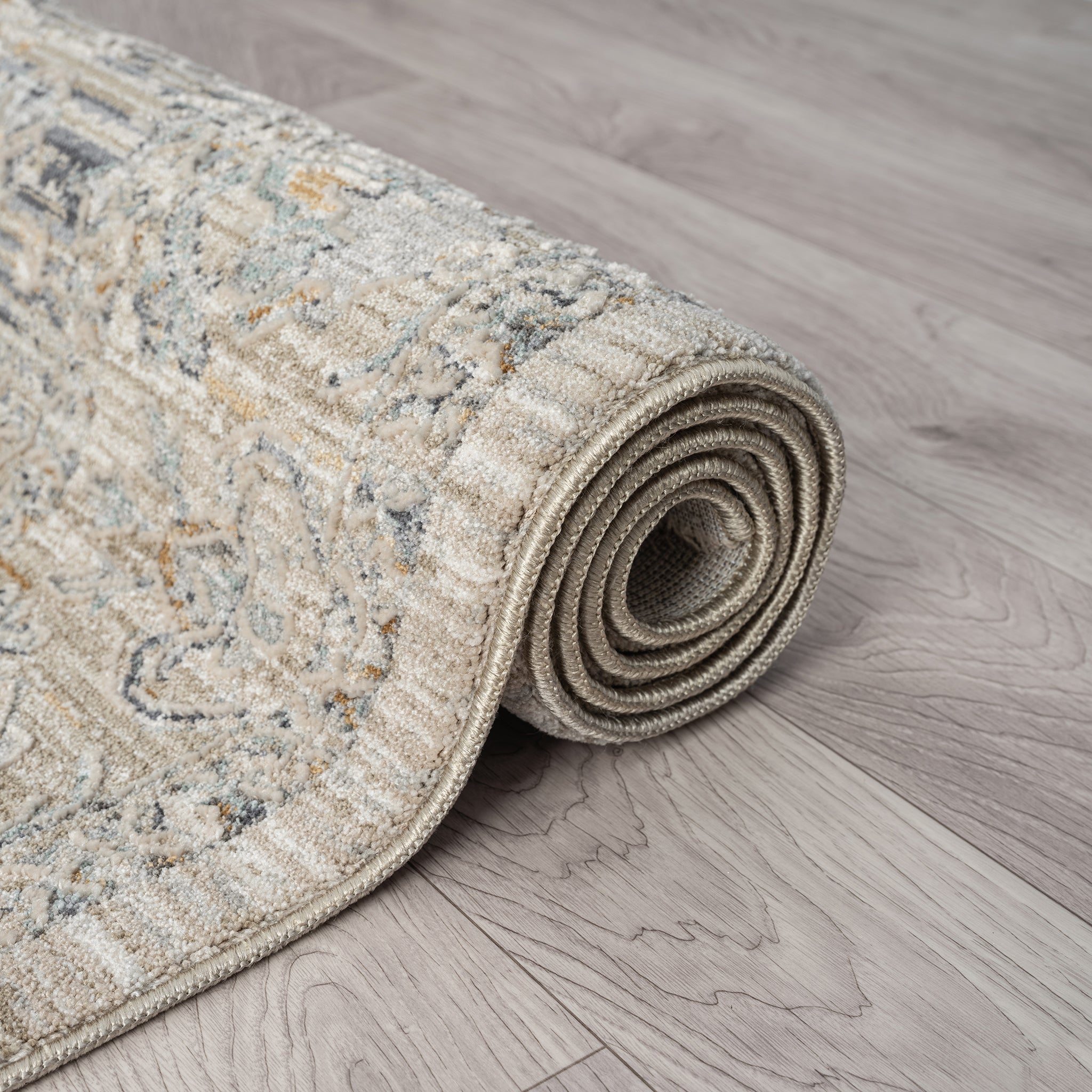 Aubre Contemporary Rug Taupe