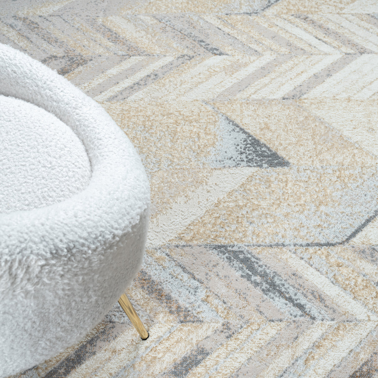 Avani Marble Rug Stone