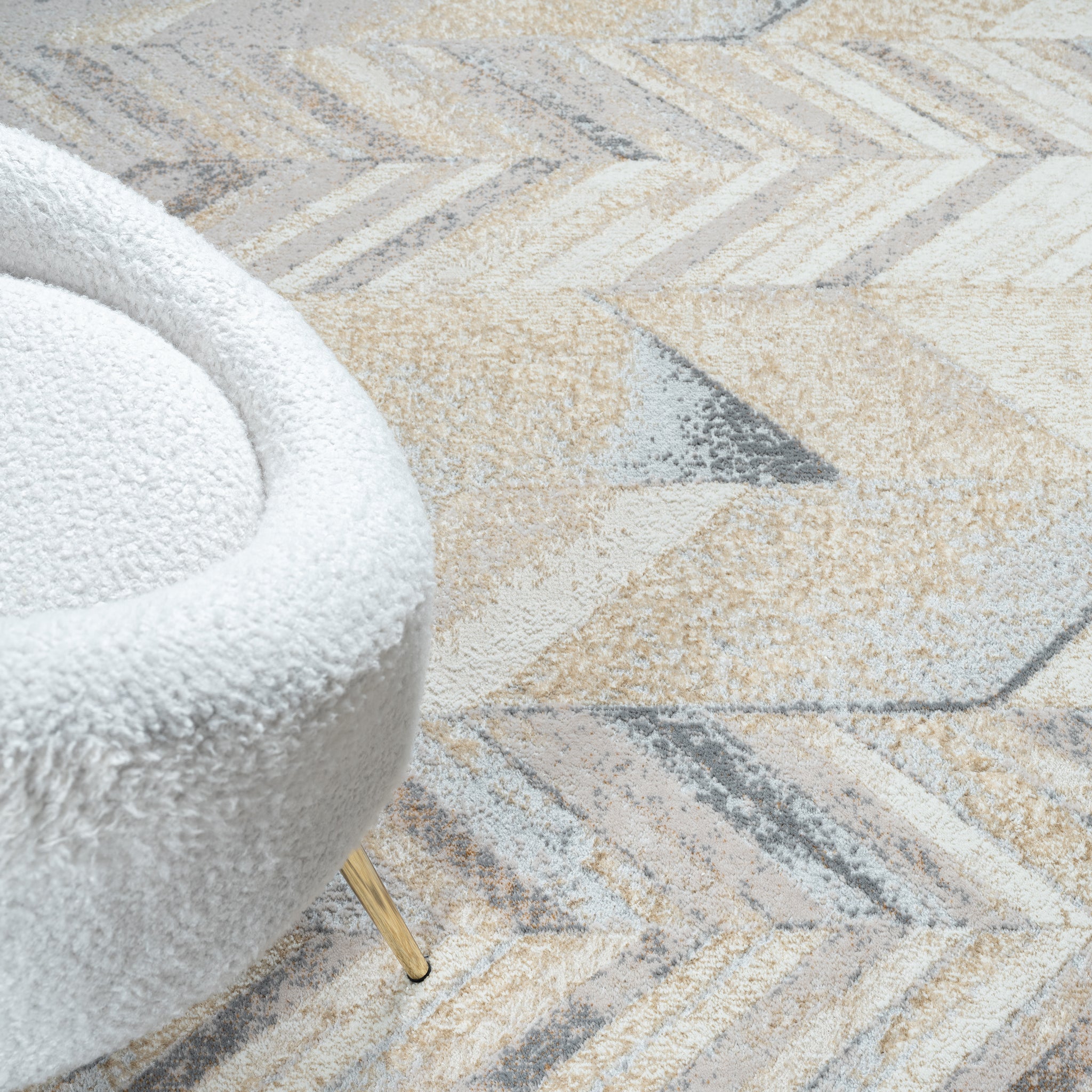 Avani Marble Rug Stone