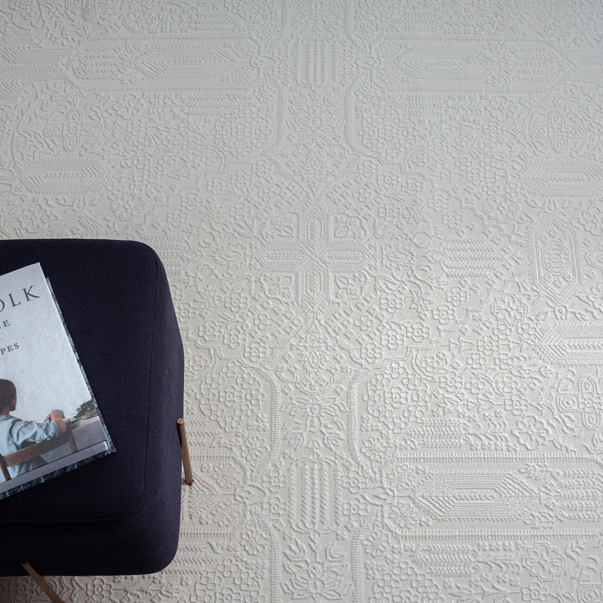 Grande Jacquard Rug Ivory