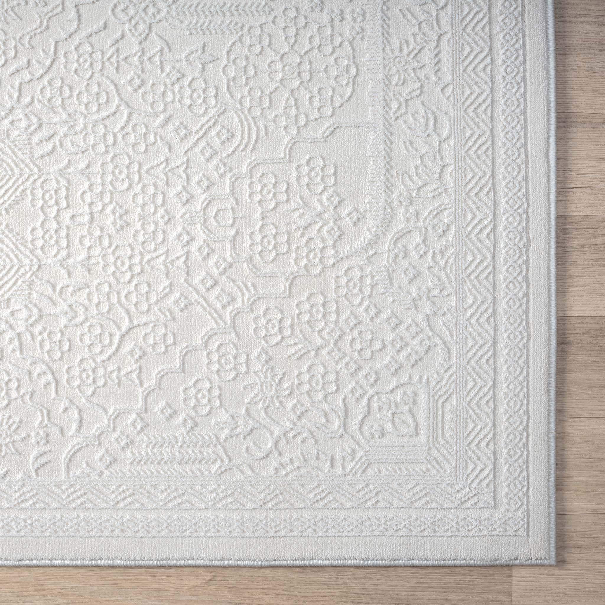 Grande Jacquard Rug Ivory