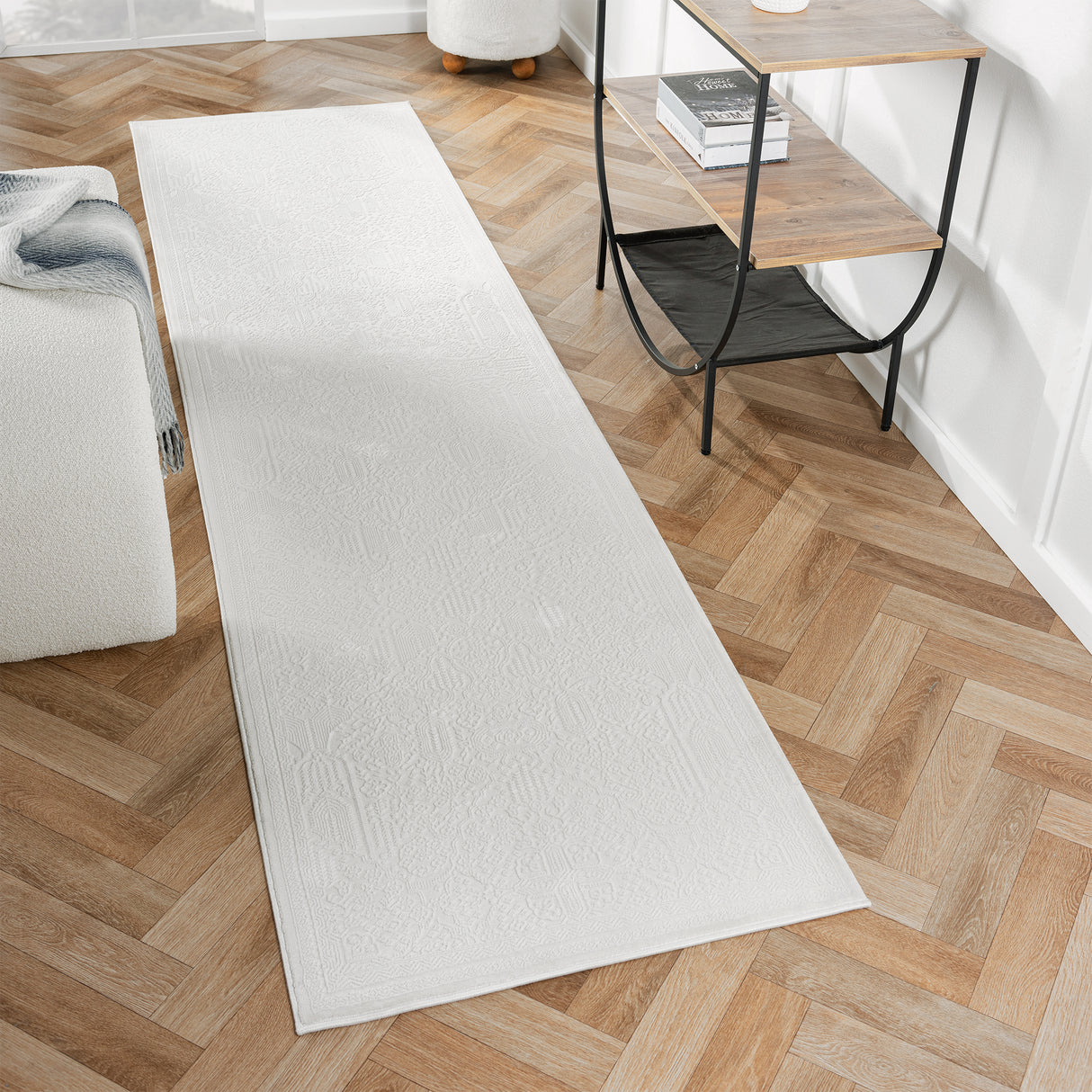 Grande Jacquard Rug Ivory