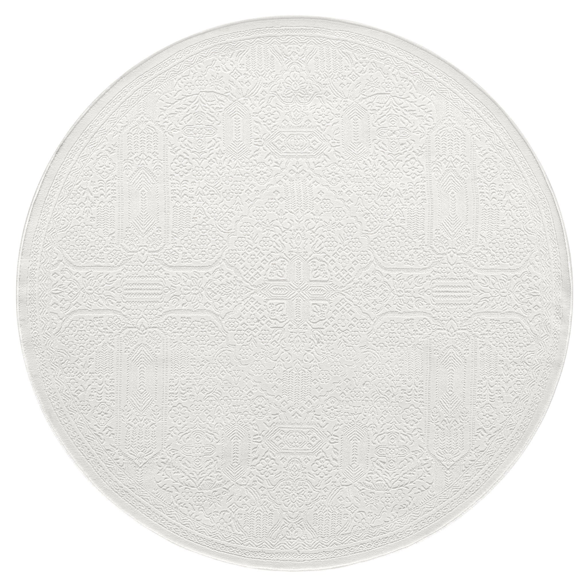 Grande Jacquard Rug Ivory
