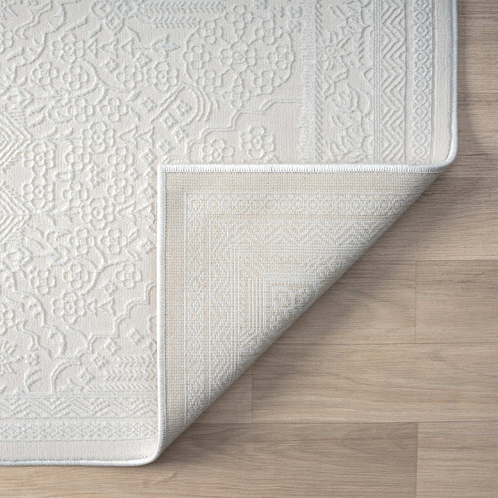 Grande Jacquard Rug Ivory