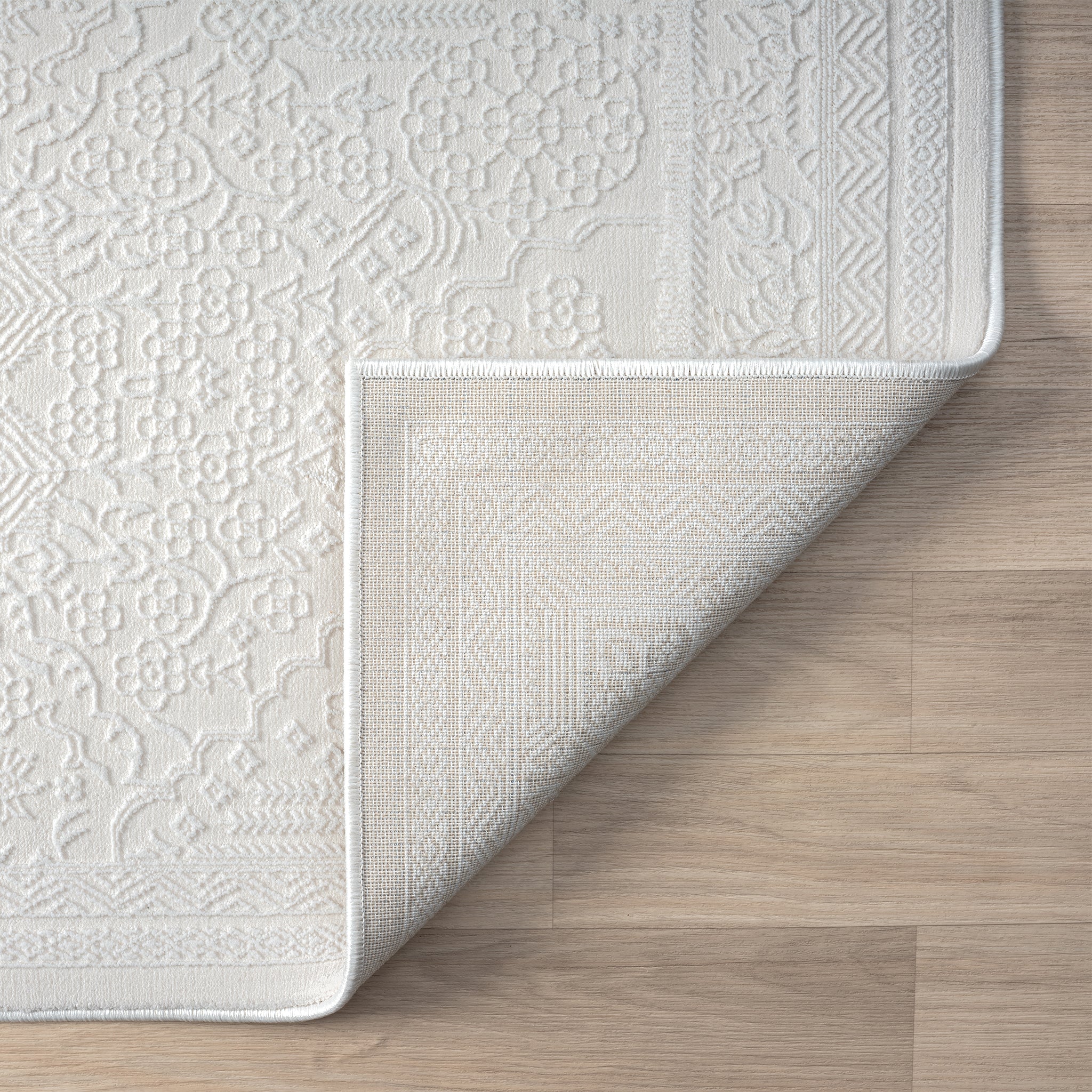 Grande Jacquard Rug Ivory