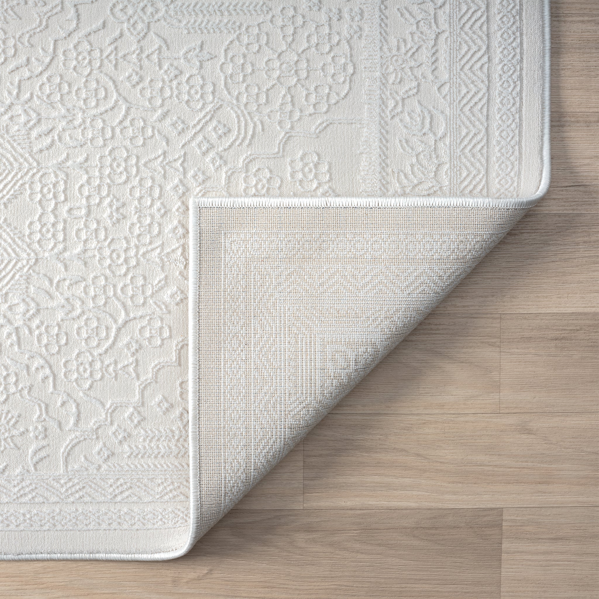 Grande Jacquard Rug Ivory