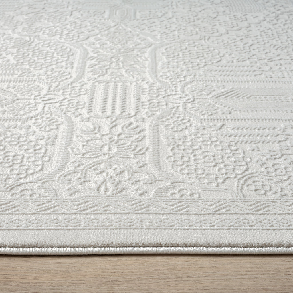 Grande Jacquard Rug Ivory