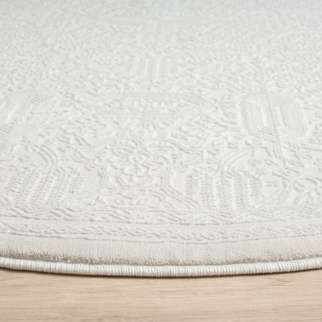 Grande Jacquard Rug Ivory