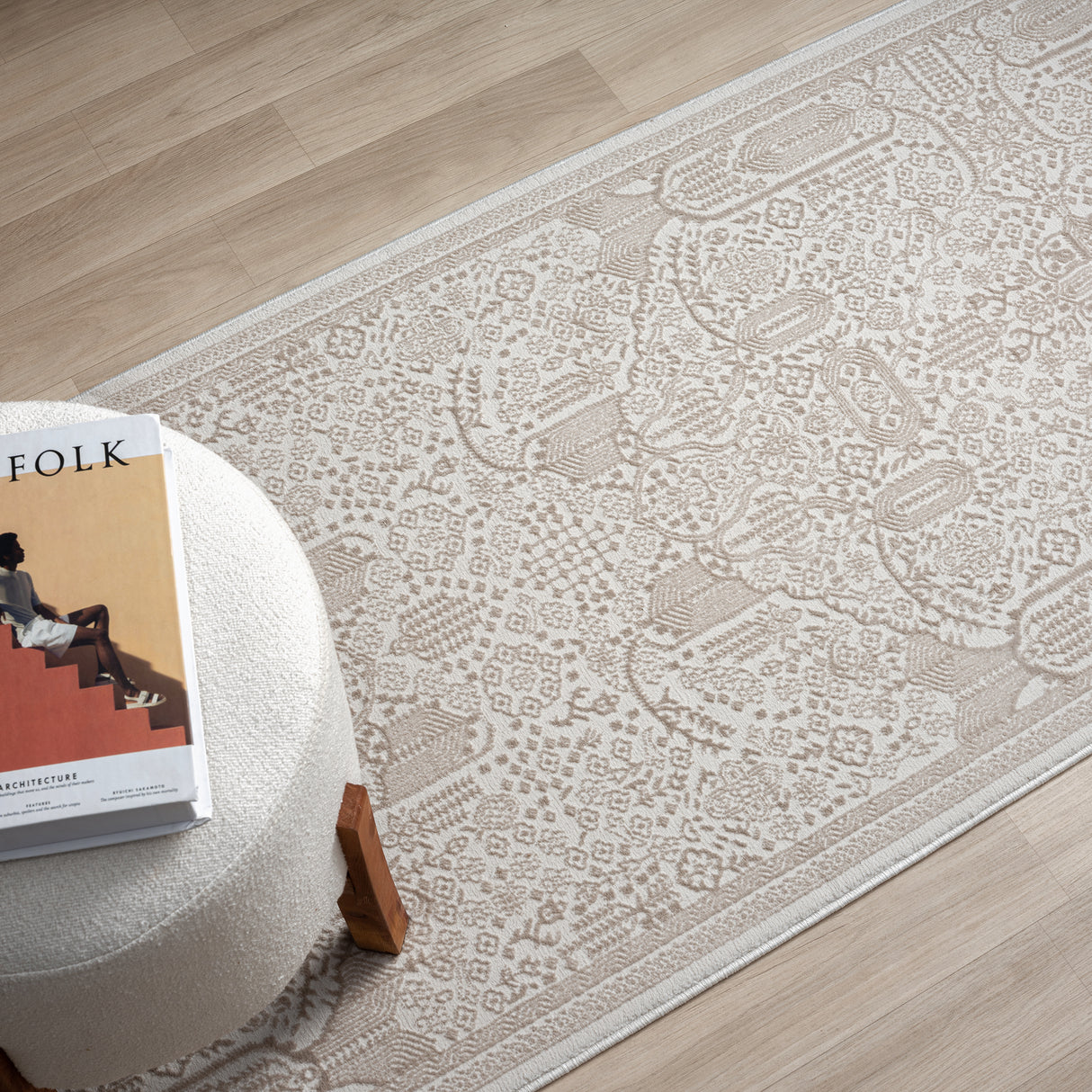 Grande Jacquard Rug Sand
