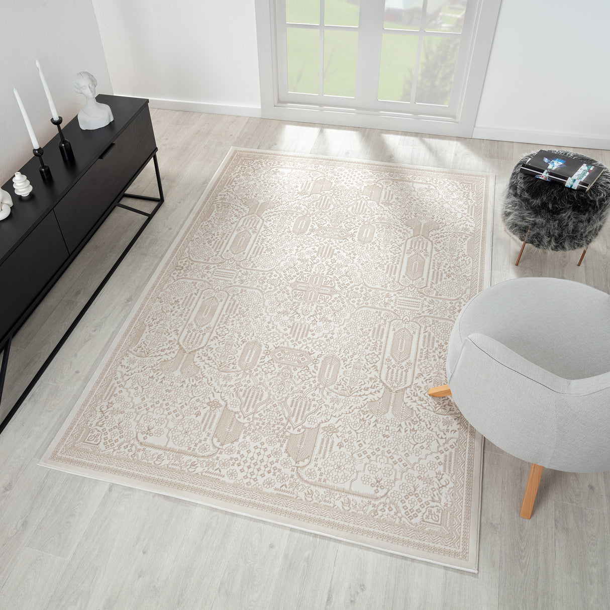 Grande Jacquard Rug Sand