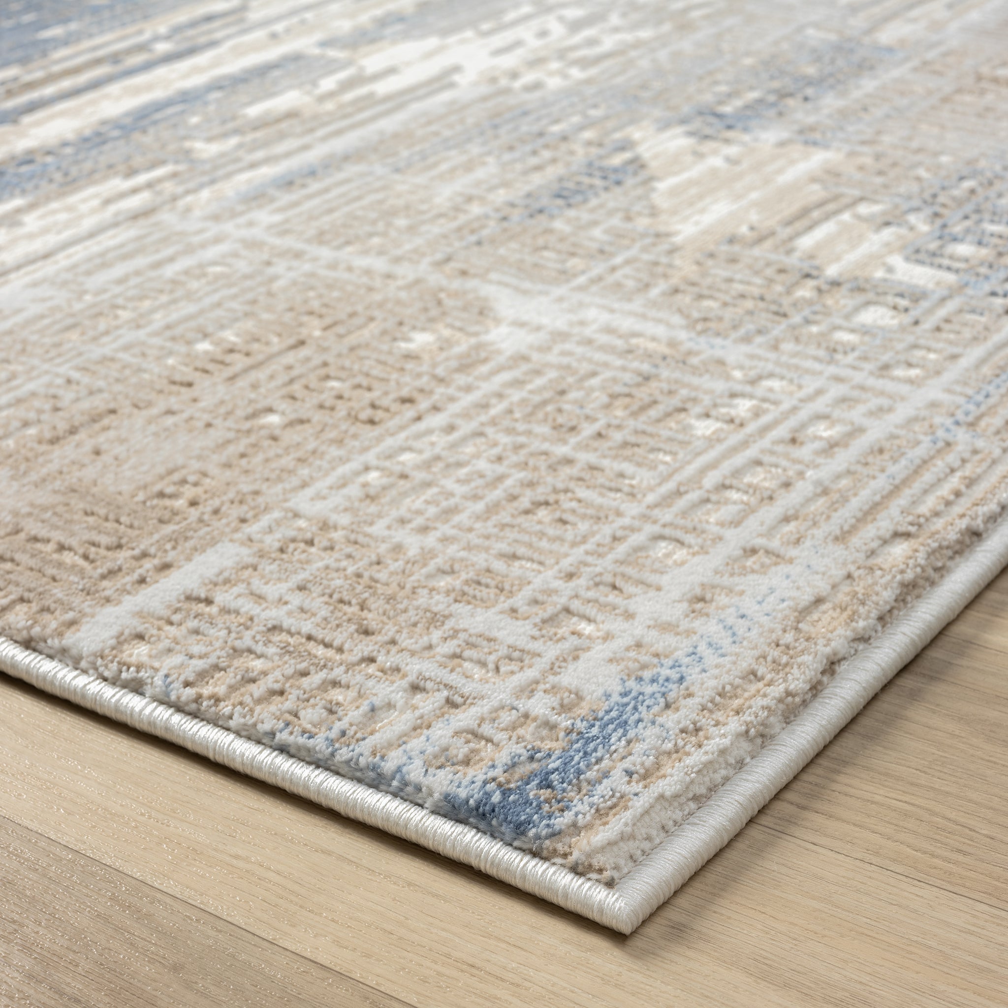 Grande Jacquard Rug Stone