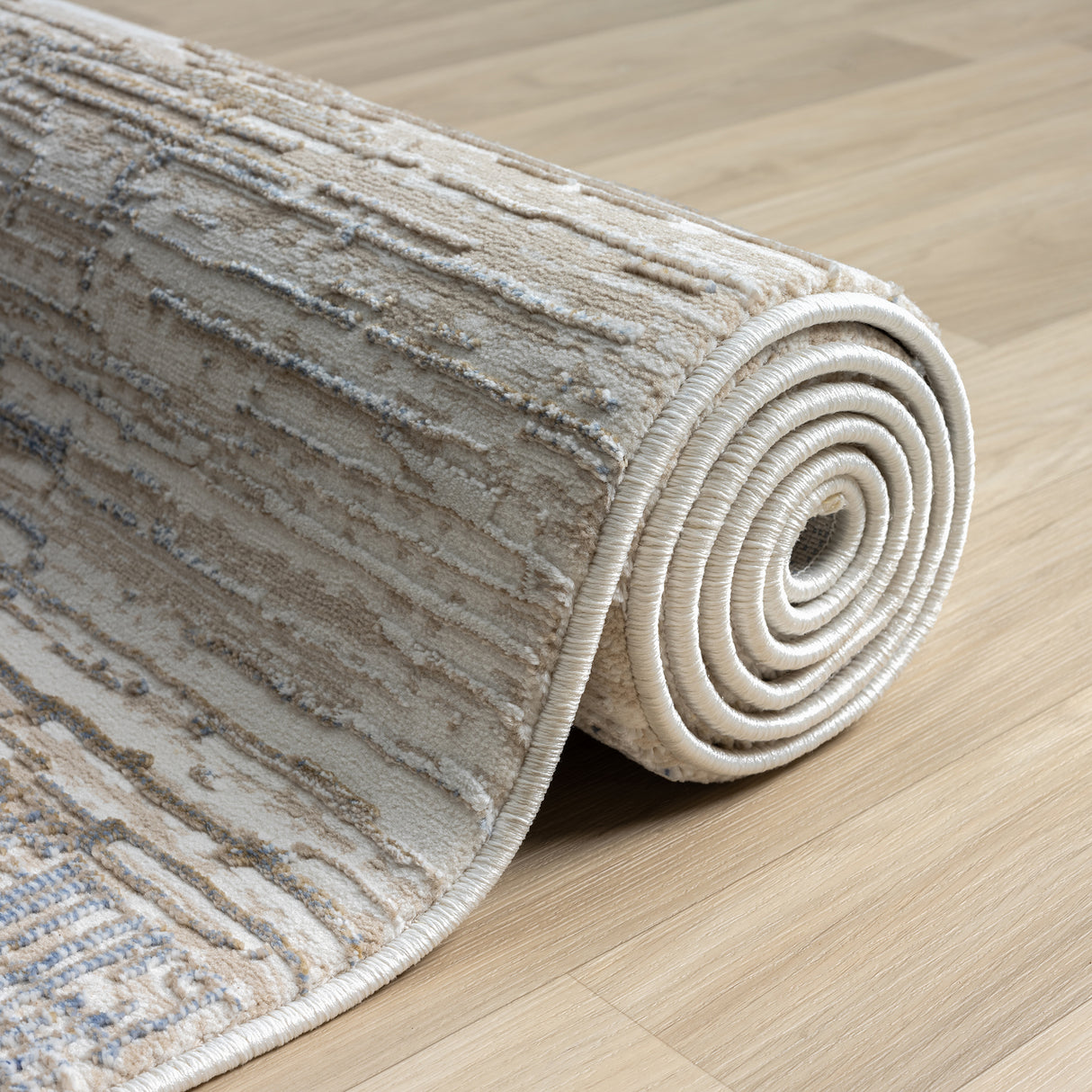 Grande Jacquard Rug Stone
