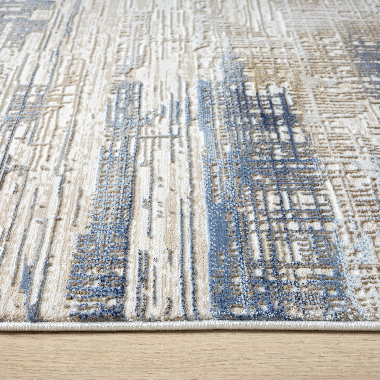 Grande Jacquard Rug Stone