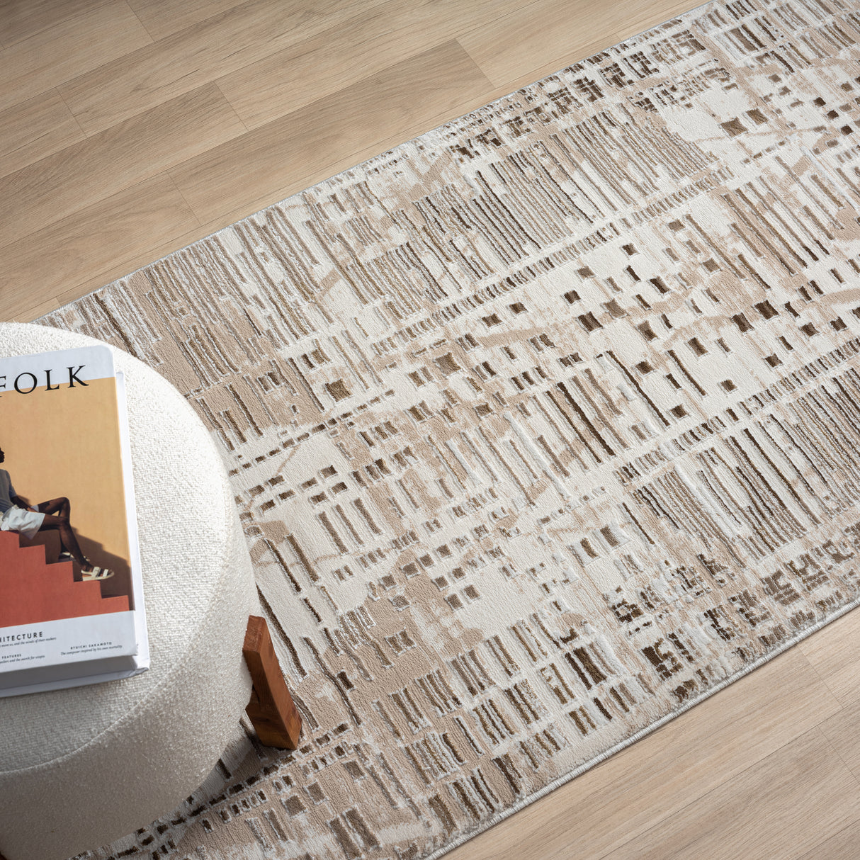 Grande Jacquard Rug Taupe