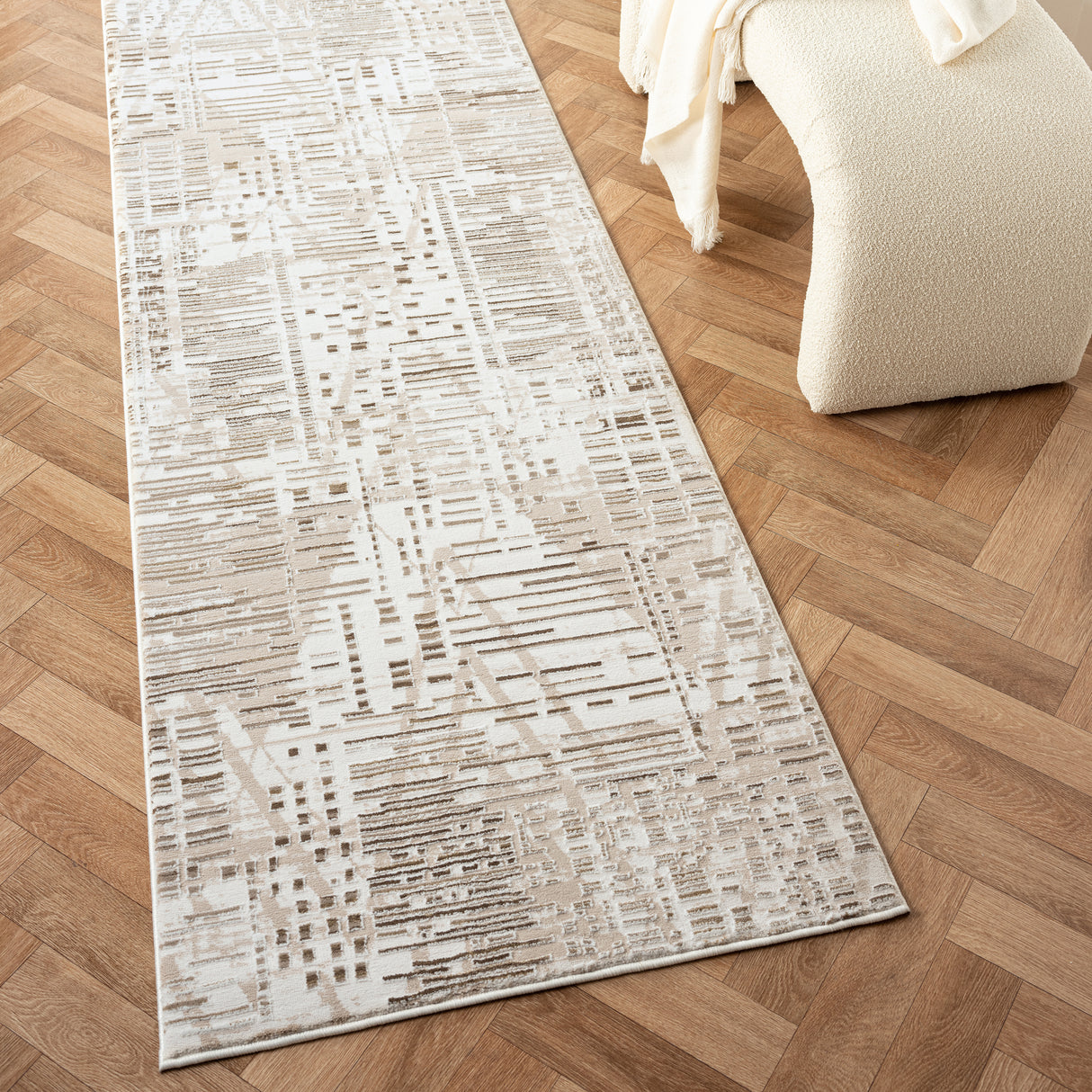 Grande Jacquard Rug Taupe